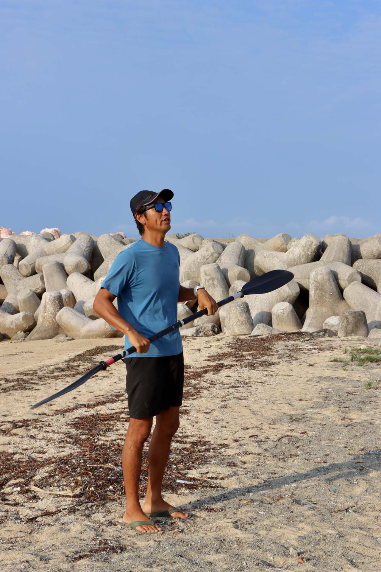 まずはカヌーの楽しみ方についてレクチャーを受ける