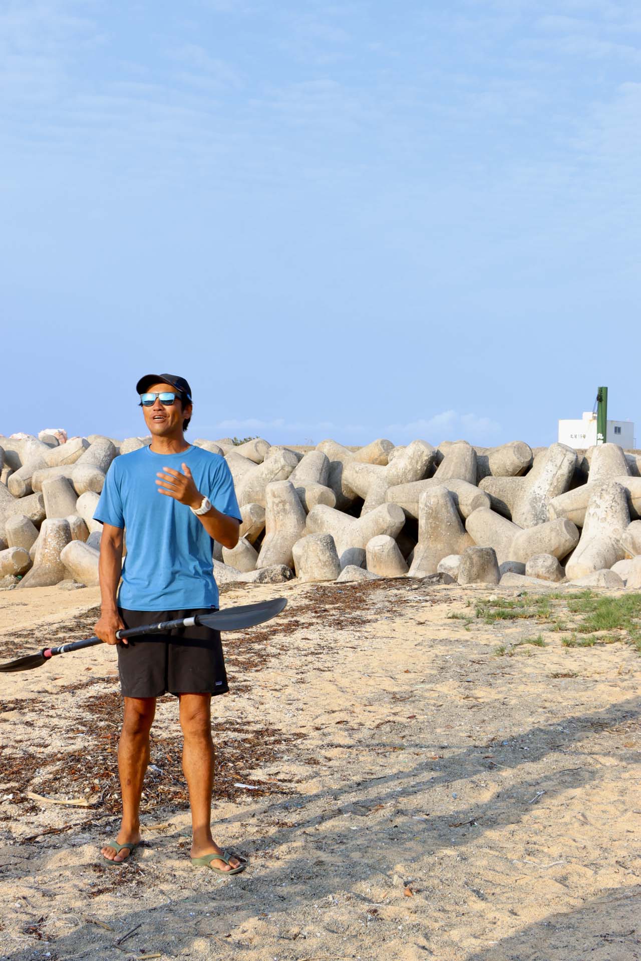 まずはカヌーの楽しみ方についてレクチャーを受ける