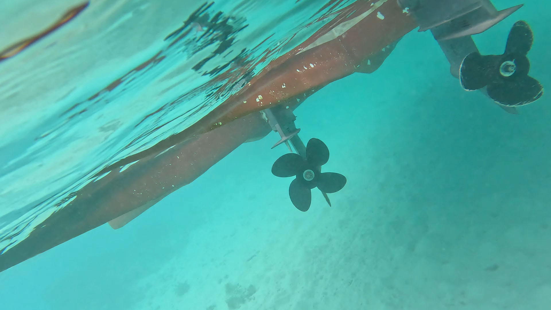 沖縄のエメラルドブルーの海がそのまま映し出される