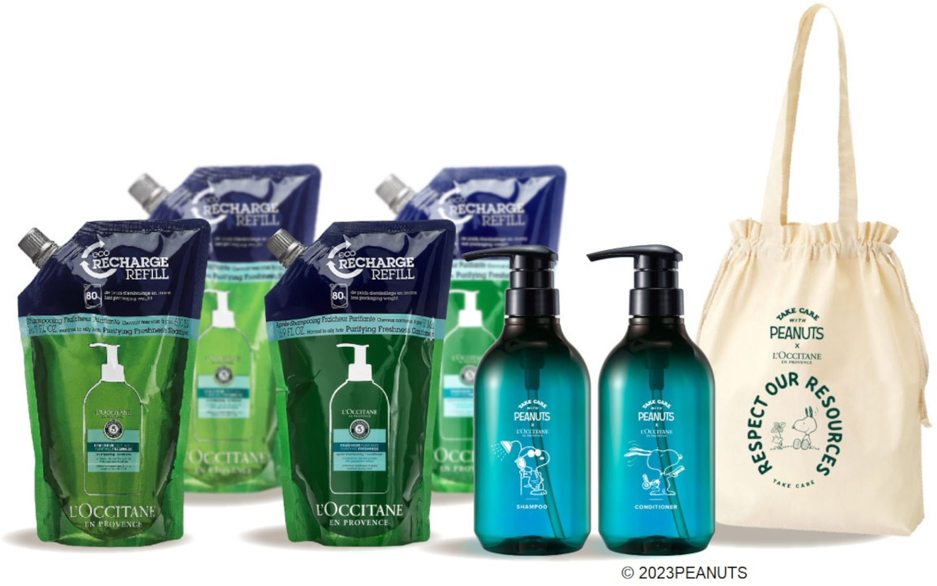 SNOOPYサマー ファイブハーブスピュアフレッシュネス レフィルバリュアブル