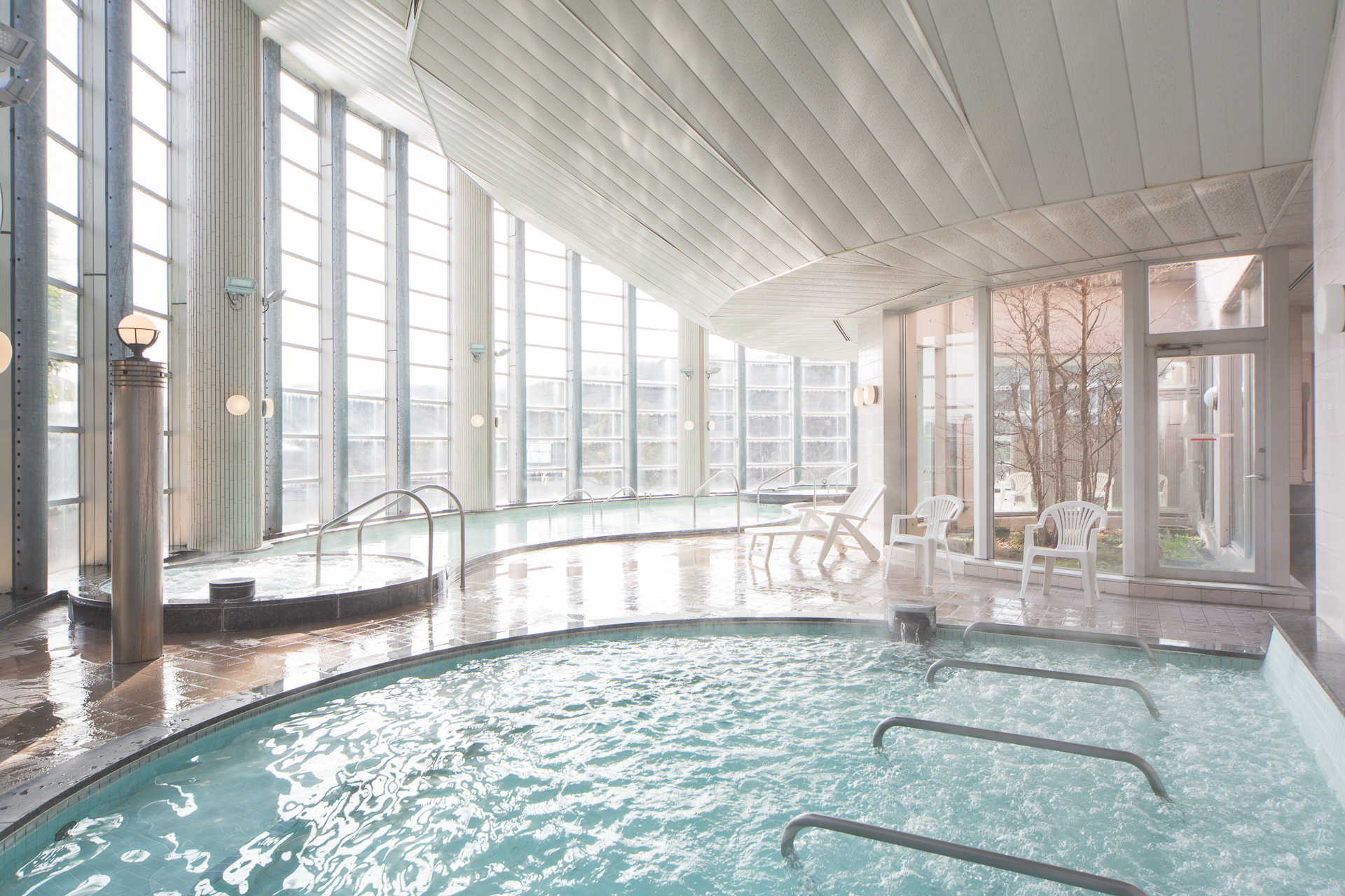 開放感のあるバーデンGARDEN。家族全員で楽しめる