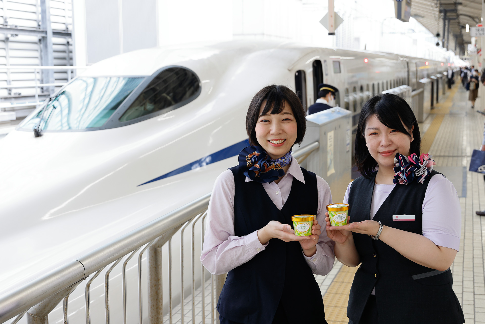 さまざまな候補のなかから選定されたフレーバーは、宮城県でおなじみの「ずんだ」であった。7月1日に発売する