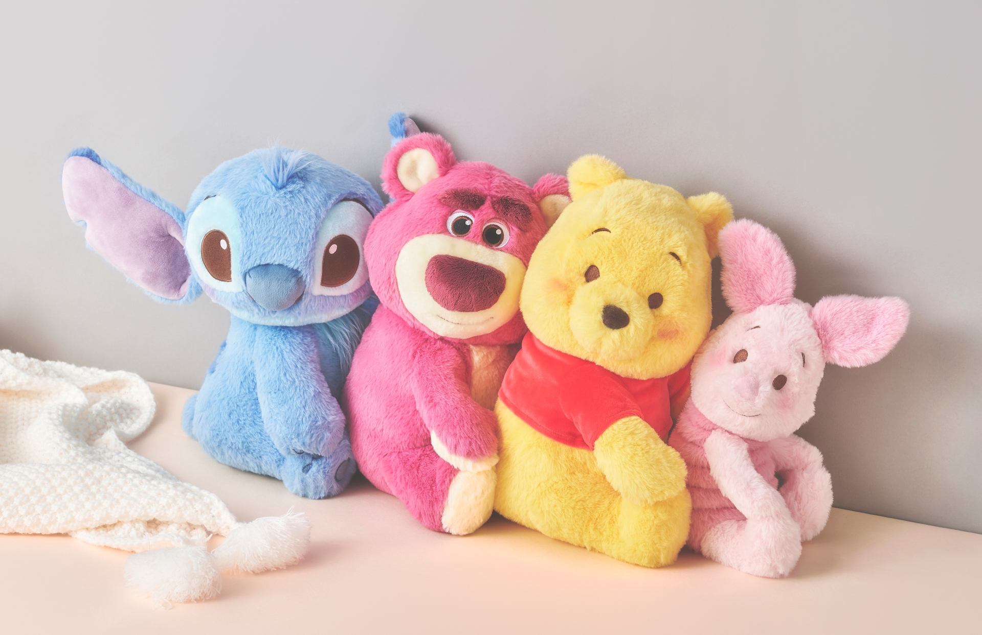 スティッチ・ロッツォ・プー（各4200円）、ピグレット（3400円）&copy; Disney／Pixar &copy; Disney. Based on the “Winnie the Pooh” works by A.A. Milne and E.H. Shepard.