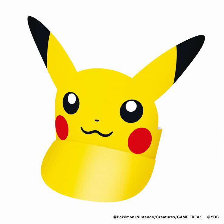 ピカチュウサンバイザー（紙製）