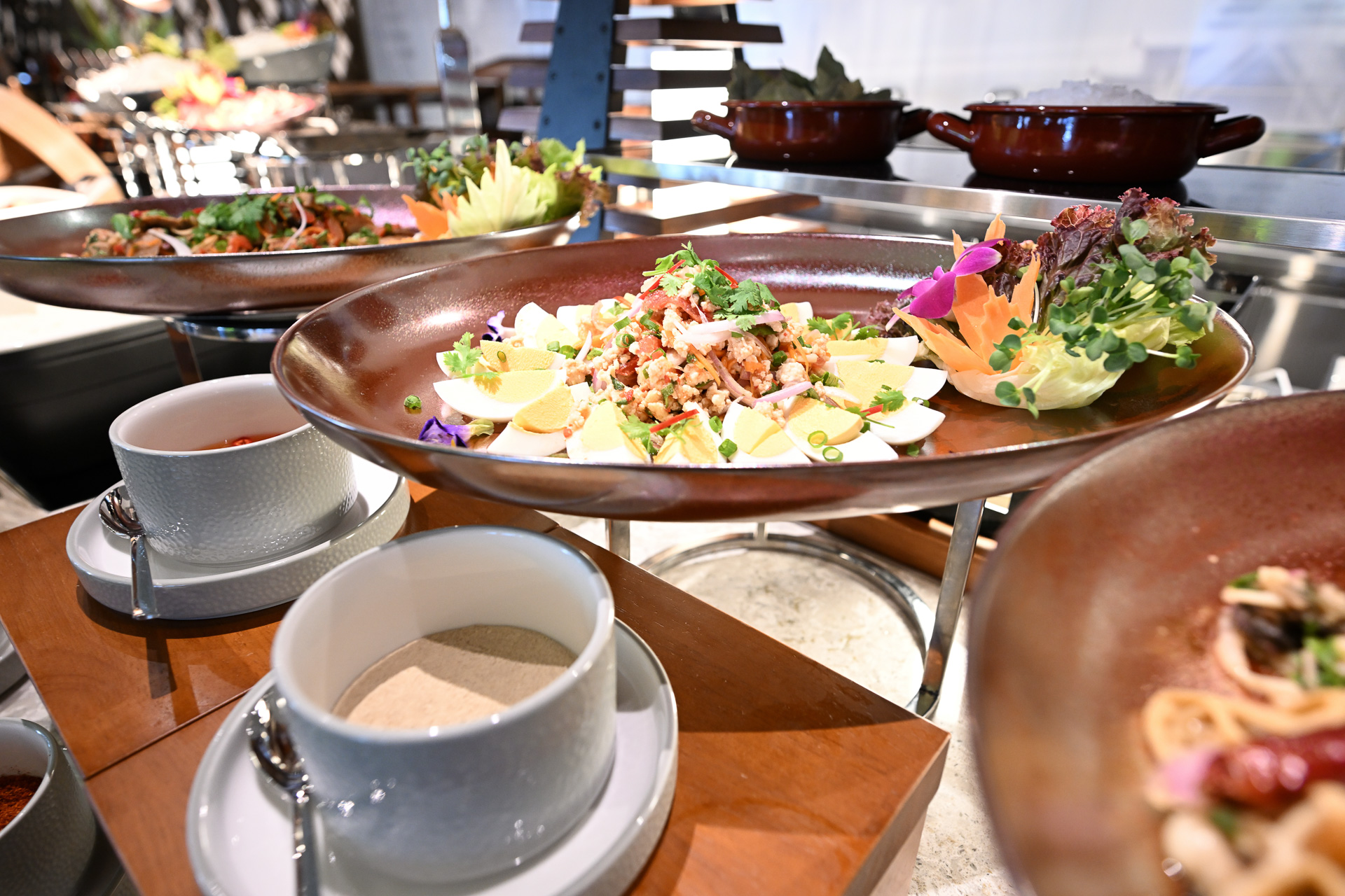 「スアンブア」の料理の一例。タイ人シェフによる本場タイの味