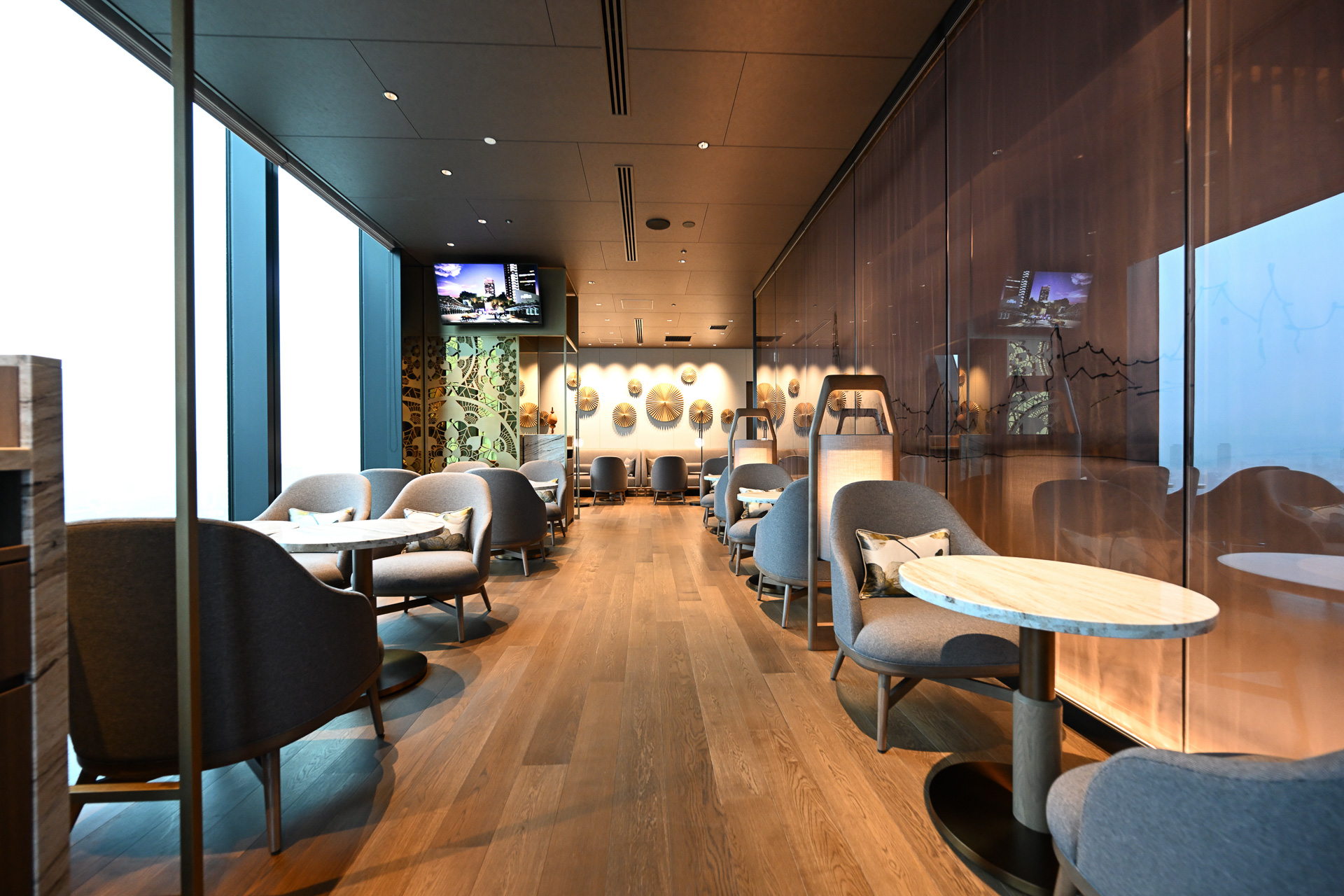 26階から31階の雅クラブフロアの宿泊客のみが利用可能な「クラブラウンジ」