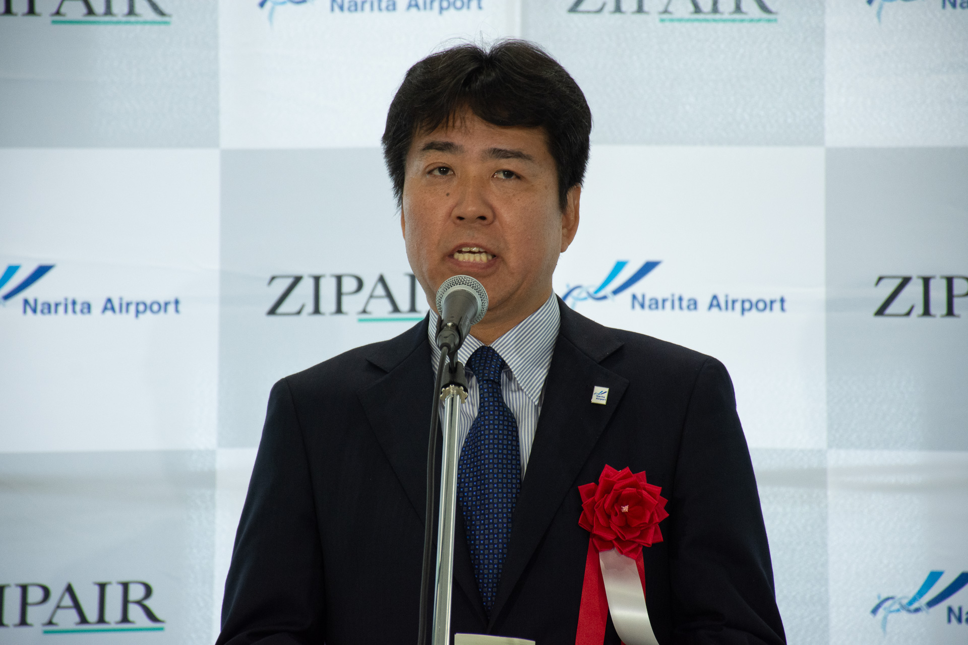 成田国際空港株式会社 エアライン営業部長 仲田雄一氏