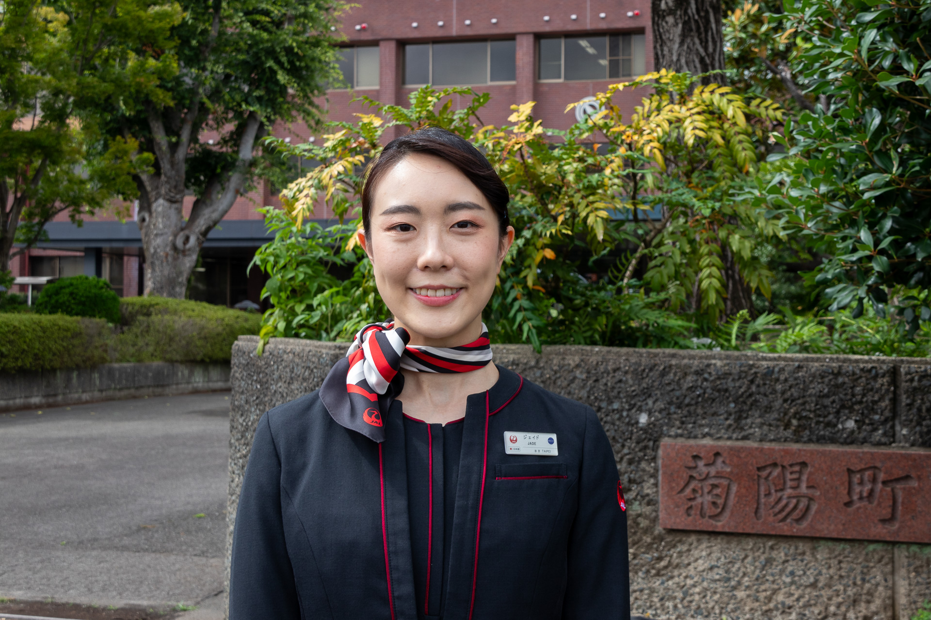 今回の講師を務めるにあたり、両親や地元の友人に今の台湾をヒアリングしたというチャン・エンユさん。ニックネームはジェイド