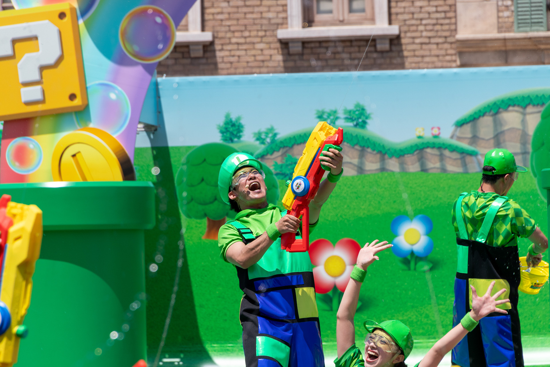 最初のうちは水量もほどほど