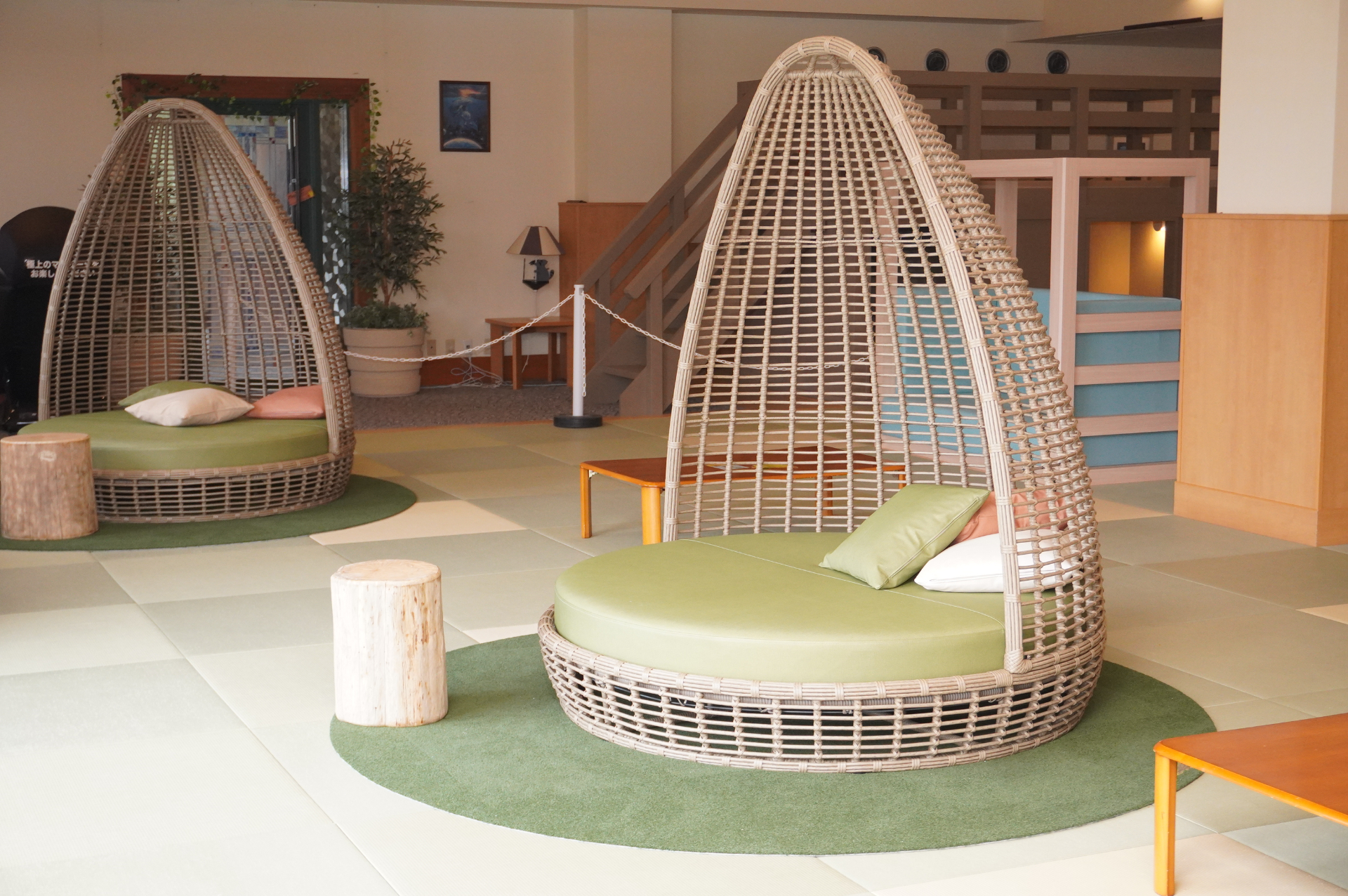 無料のリラクゼーションスペース