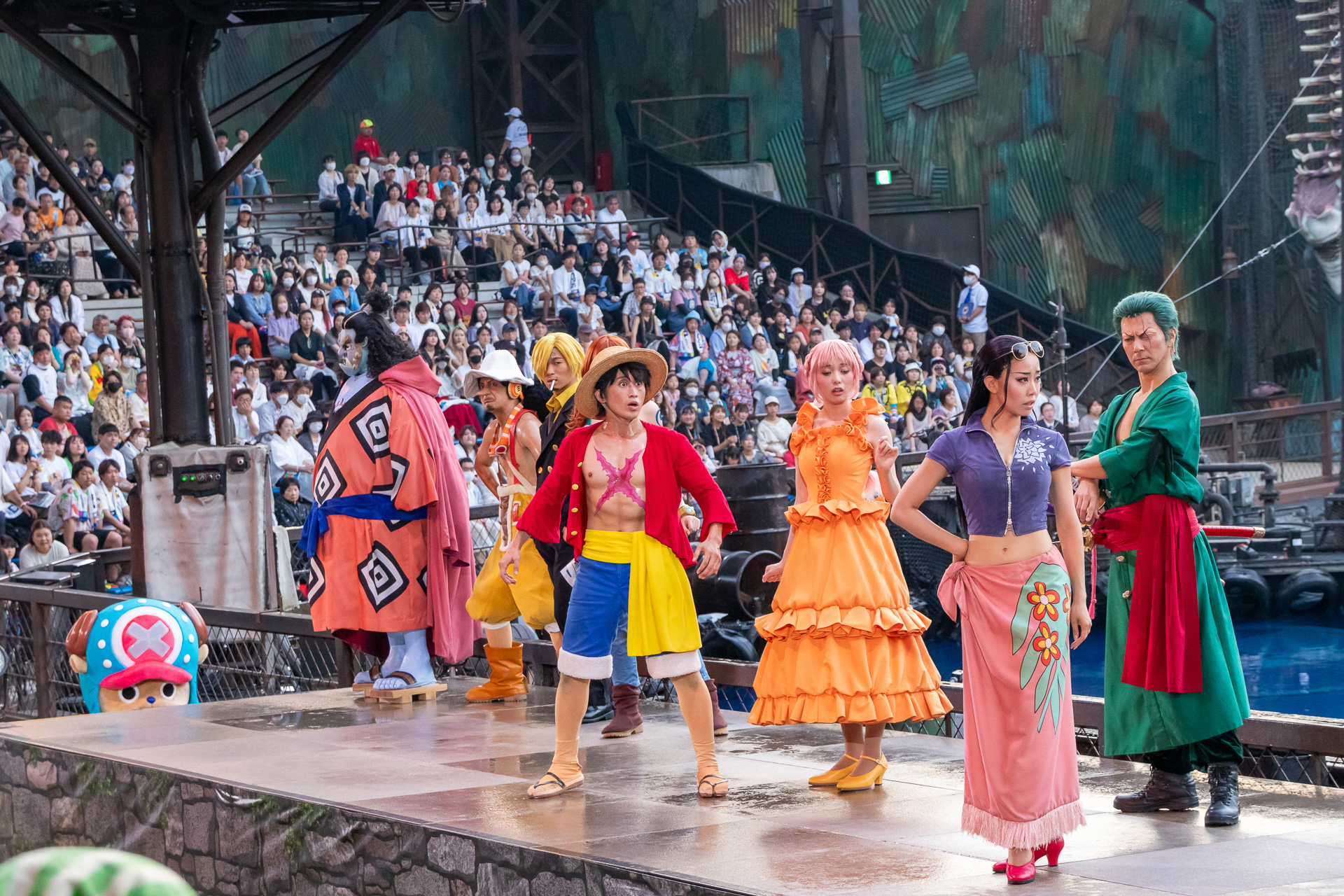 麦わらの一味がレベッカのもとに集合