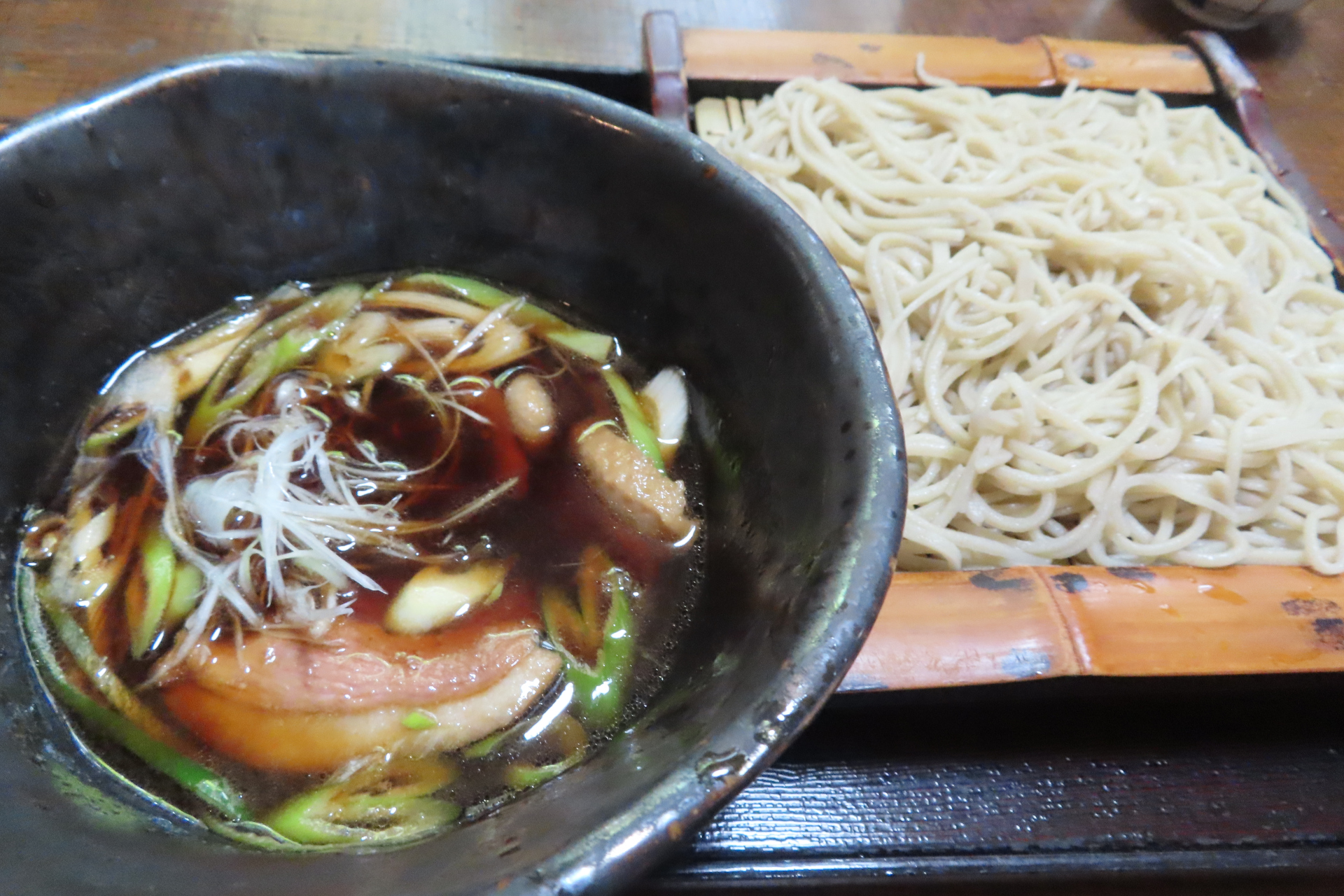 鴨ざる（1400円）