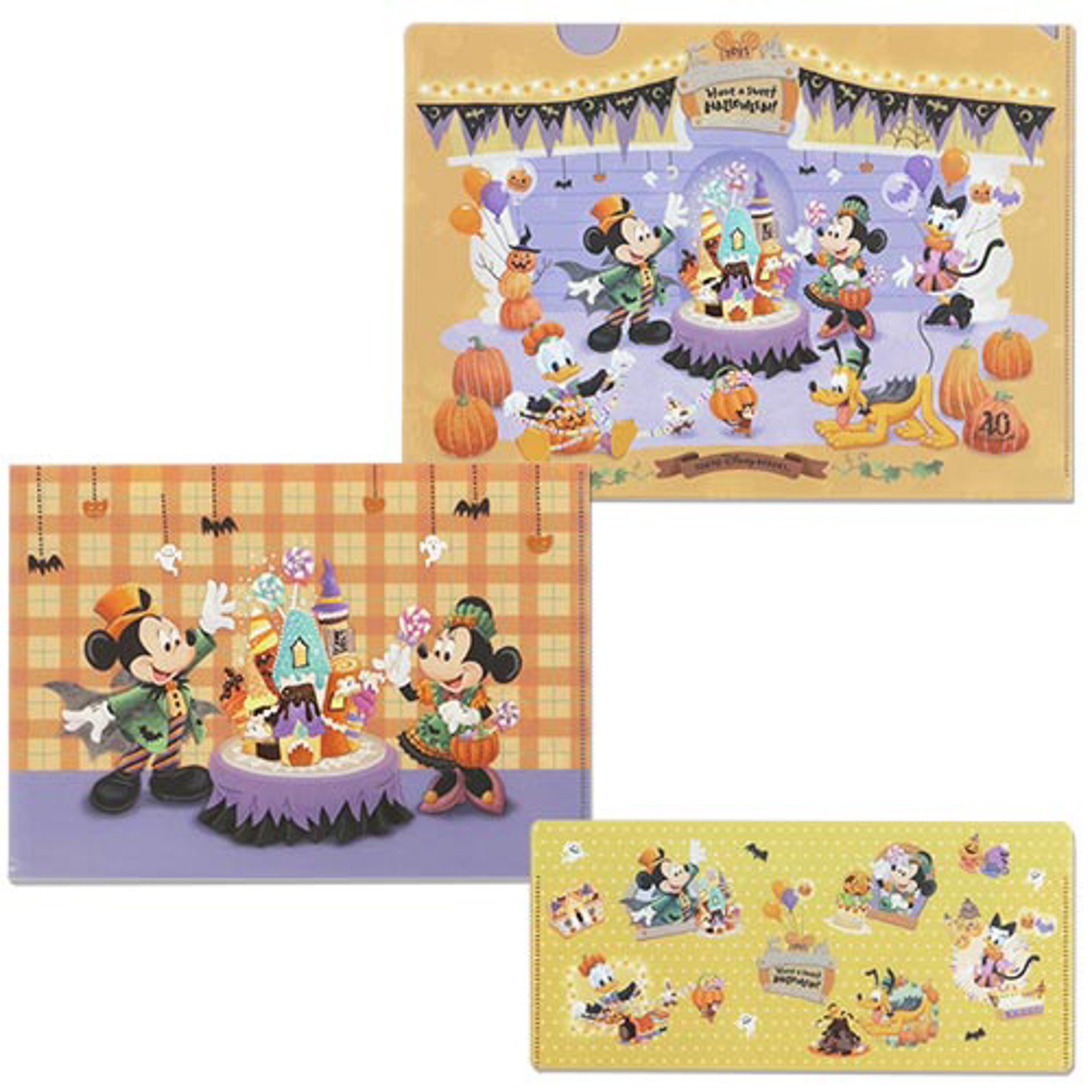 ハロウィーン「クリアホルダー＆チケットケース」（1200円）