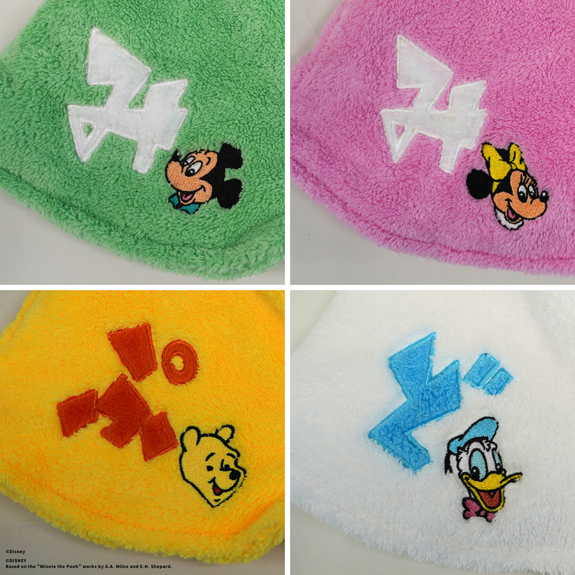 それぞれのキャラのワンポイントをあしらっている