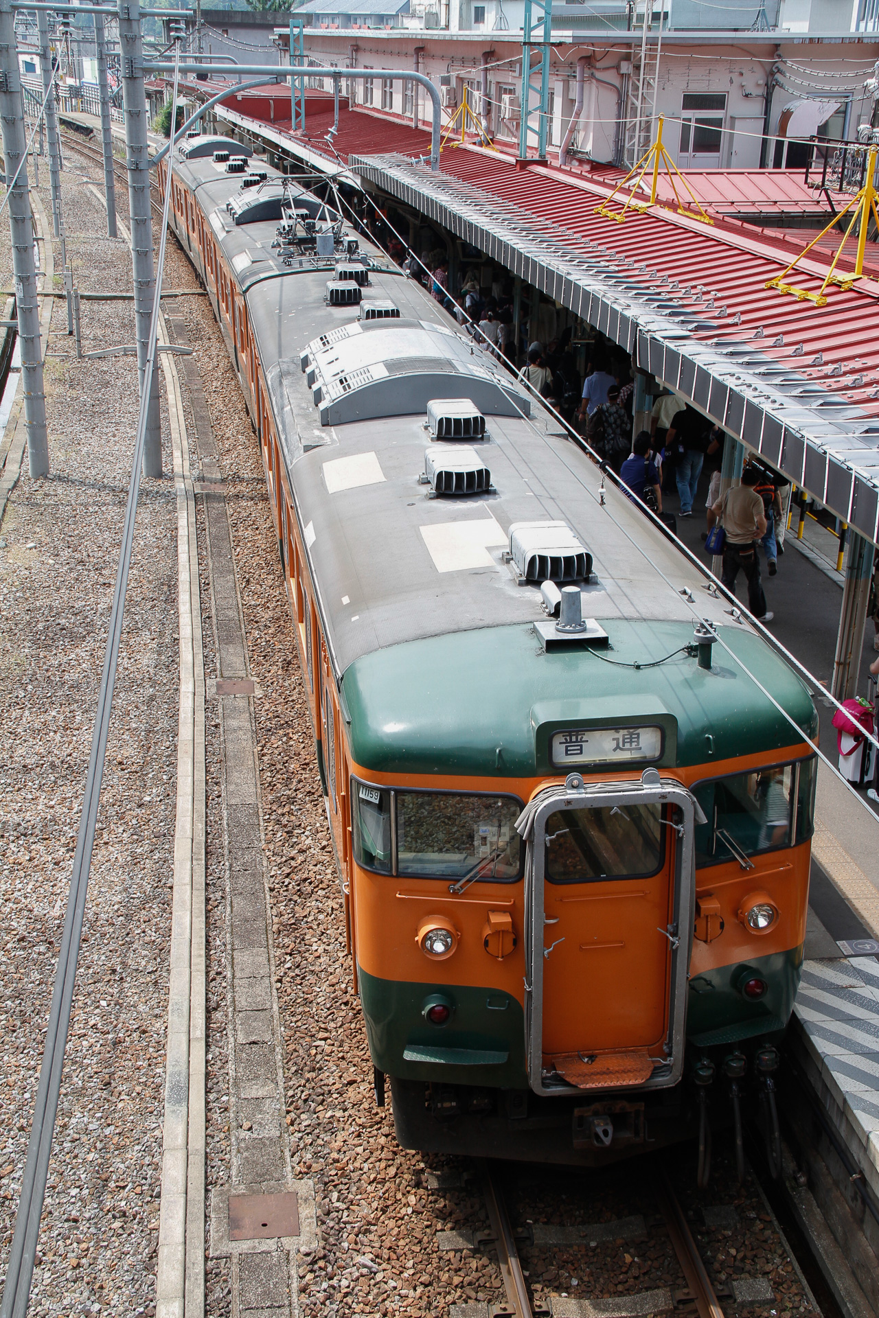 高崎～水上間の電車は3両編成だった