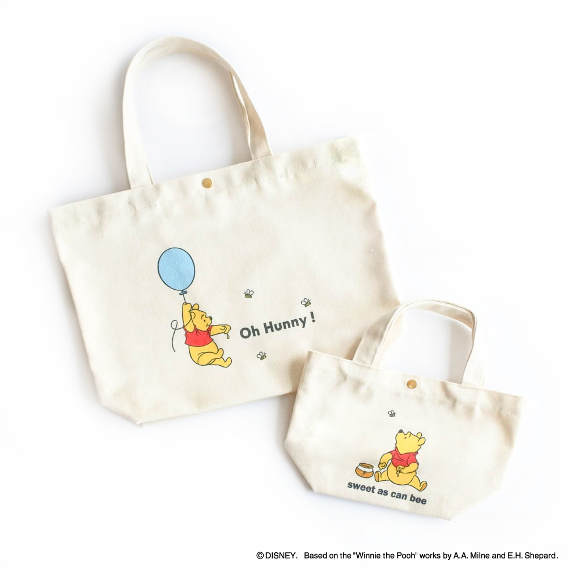 「トートバッグM」（660円）「トートバッグS」（440円）