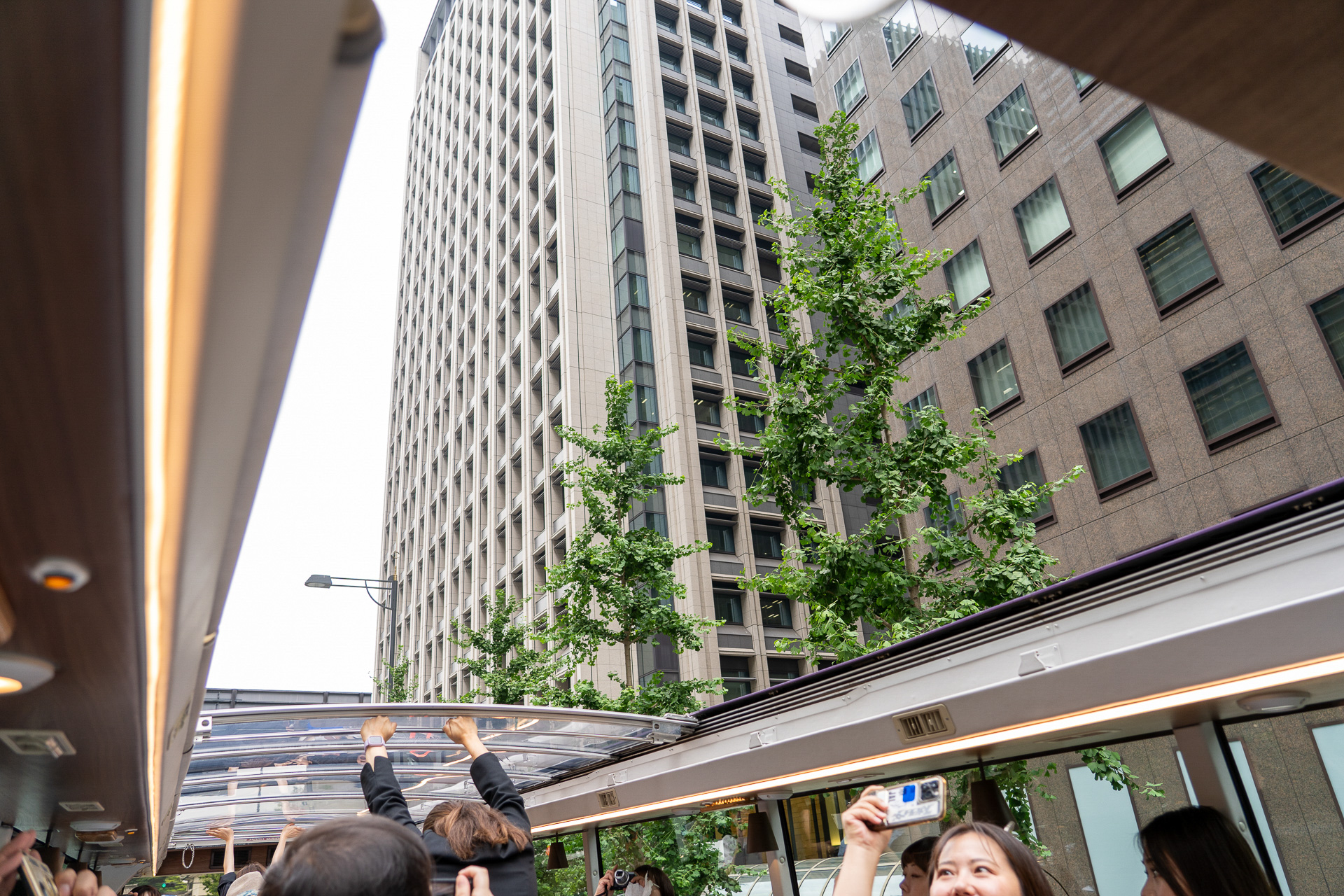 ルーフを開けた状態