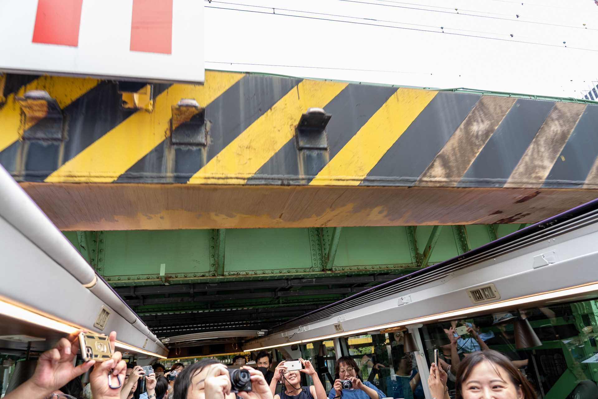 在来線、新幹線と高架はいくつかある