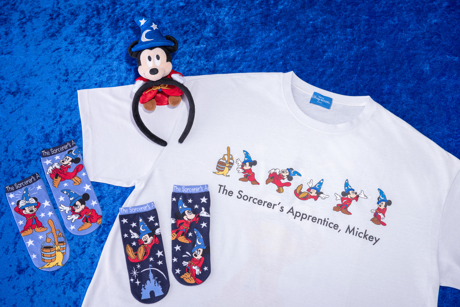 東京ディズニーリゾートで魔法使いの弟子姿のミッキーグッズが新登場