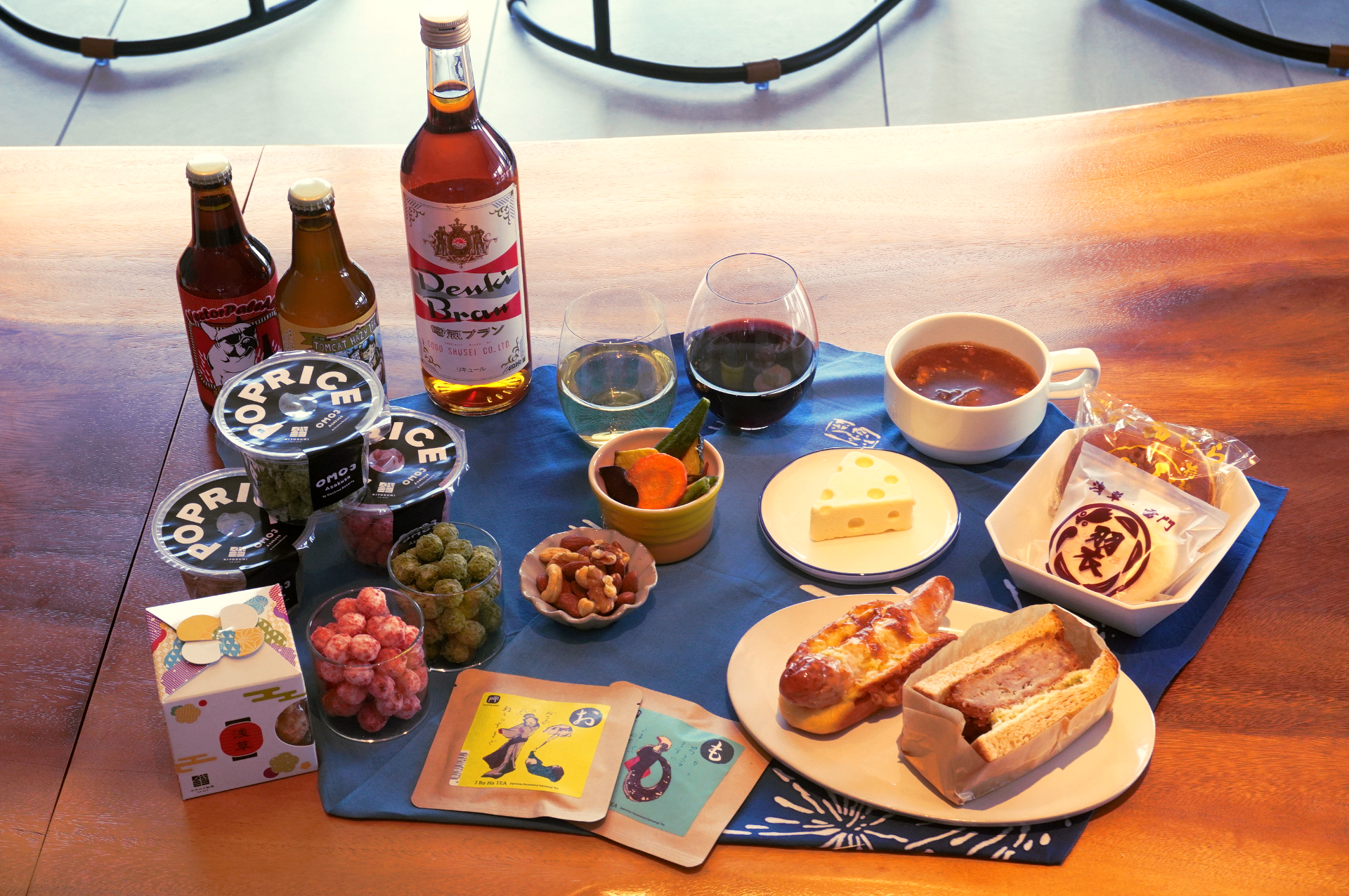 夜ごはん向けに販売する飲食物の一例