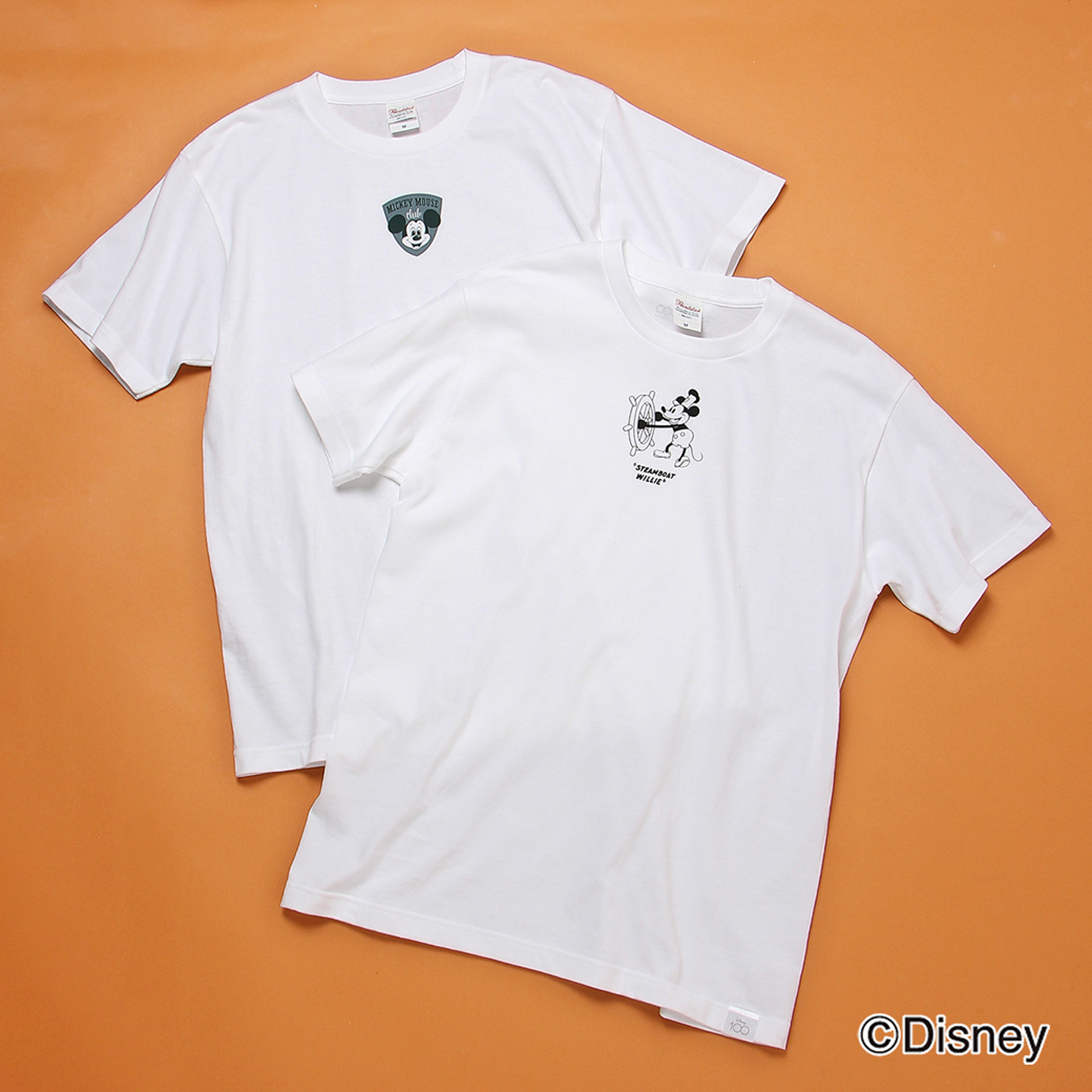 「Disney100 Mickeyプリント半袖Tシャツ」（5390円）