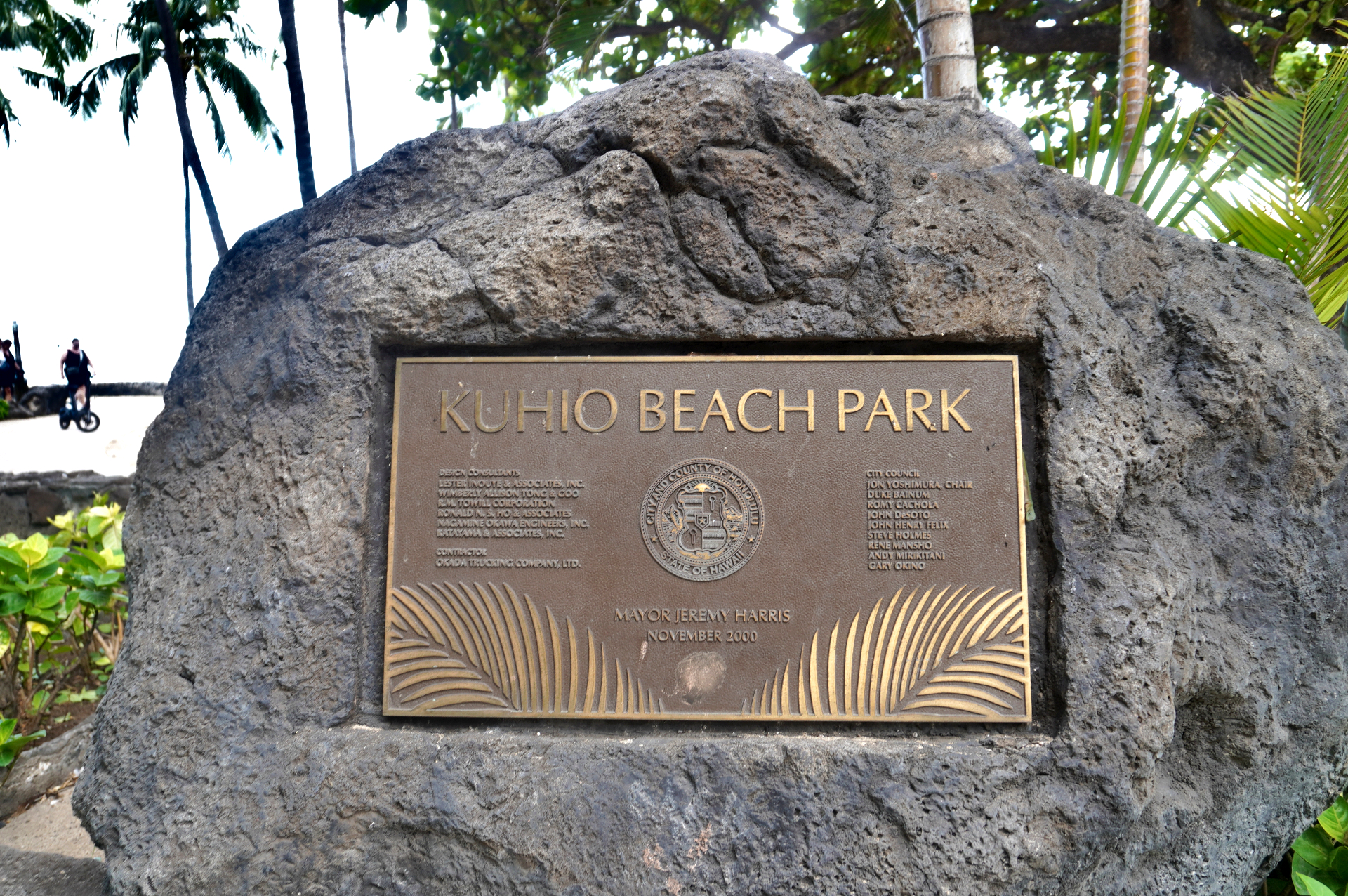 8つのビーチからなる「ワイキキビーチ」。なかでもクヒオビーチは中心的スポット