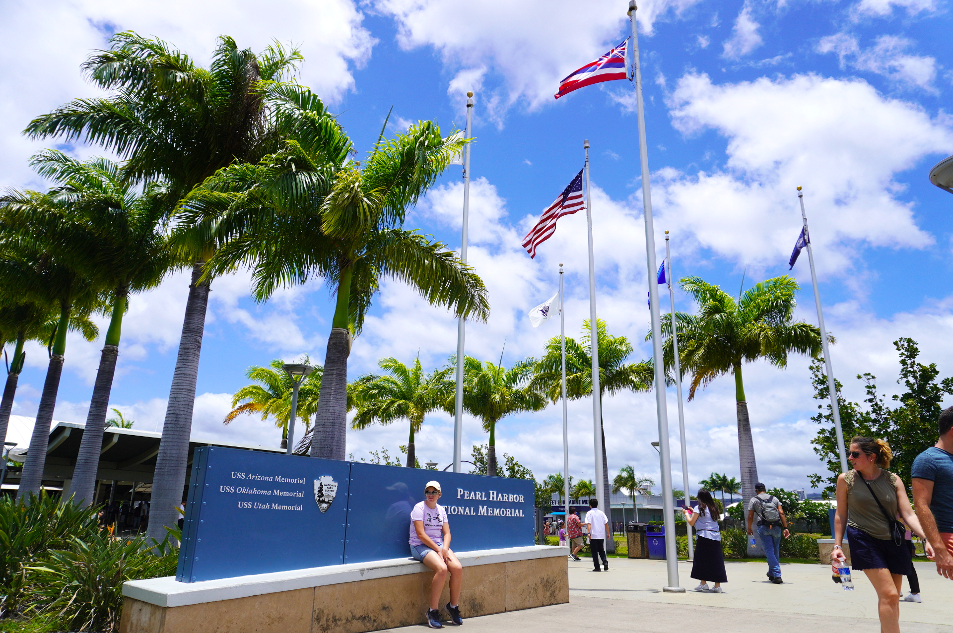 米国唯一の海軍基地が置かれるパールハーバー（真珠湾）。国定歴史建造物にも指定されている