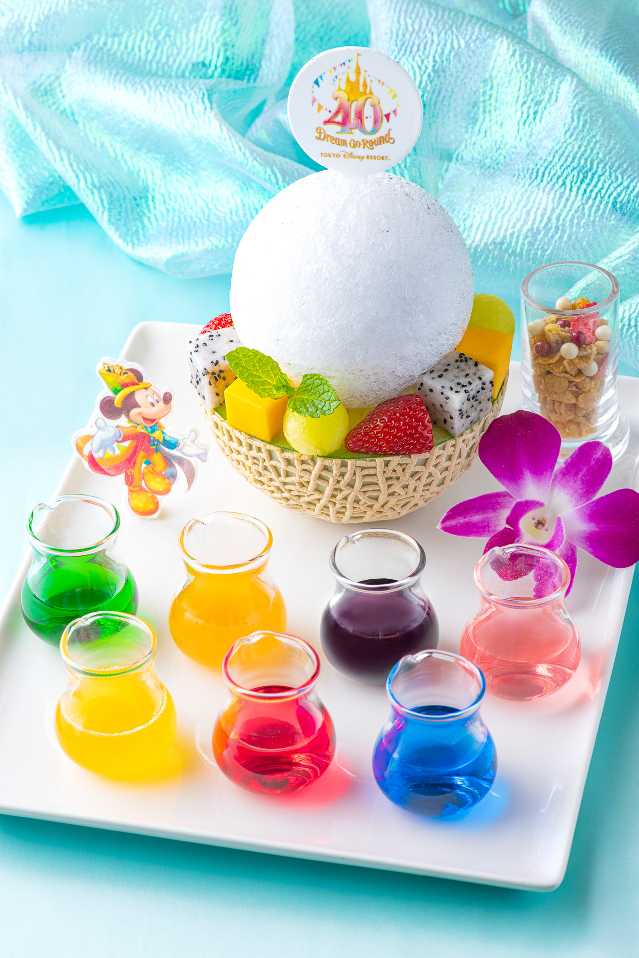 「東京ディズニーリゾート40周年“ドリームゴーラウンド”プレミアムサマーデザート」