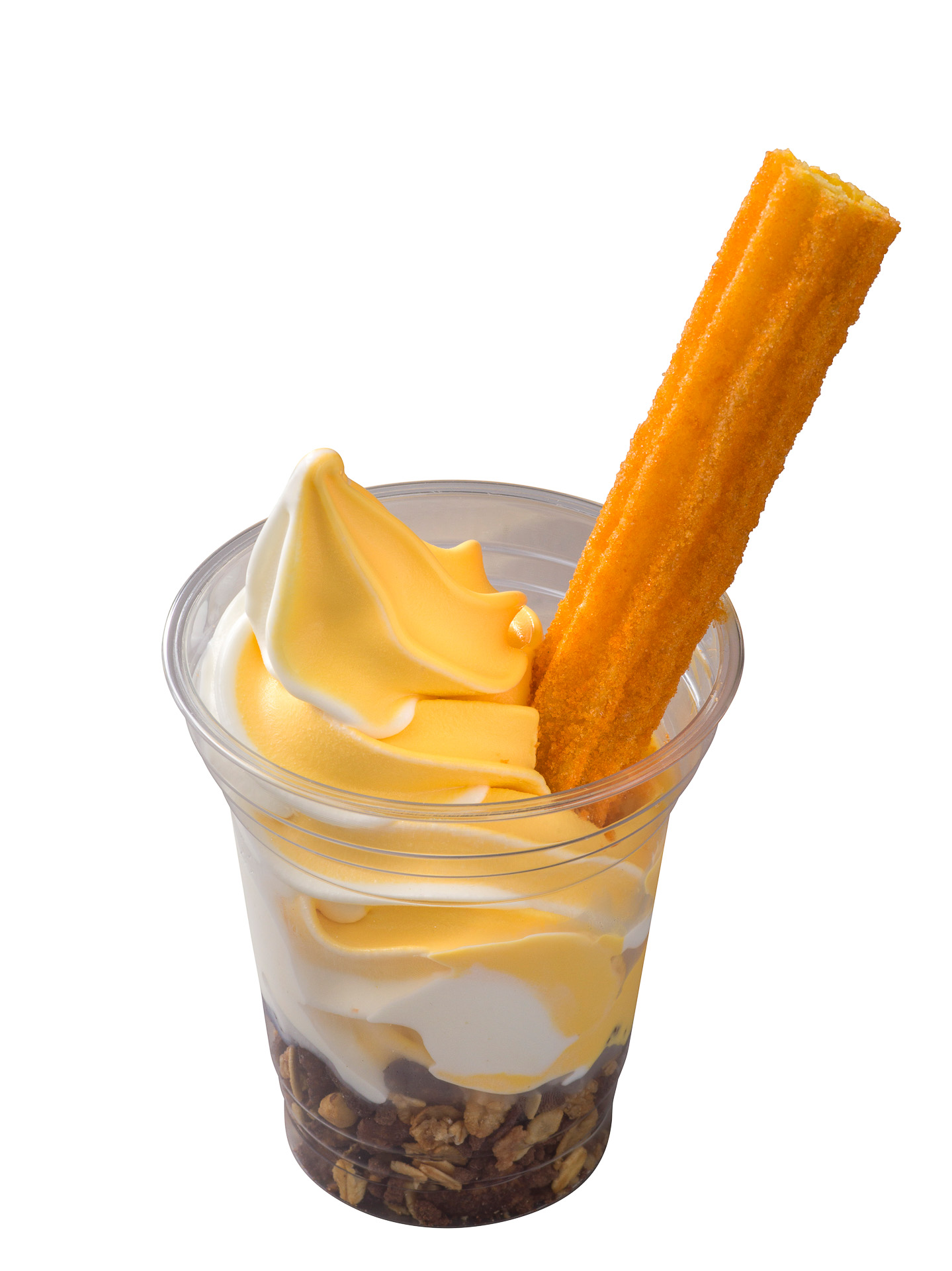 「ハロウィーンサンデー（チュロス＆ミックスソフトクリーム）」（800円）