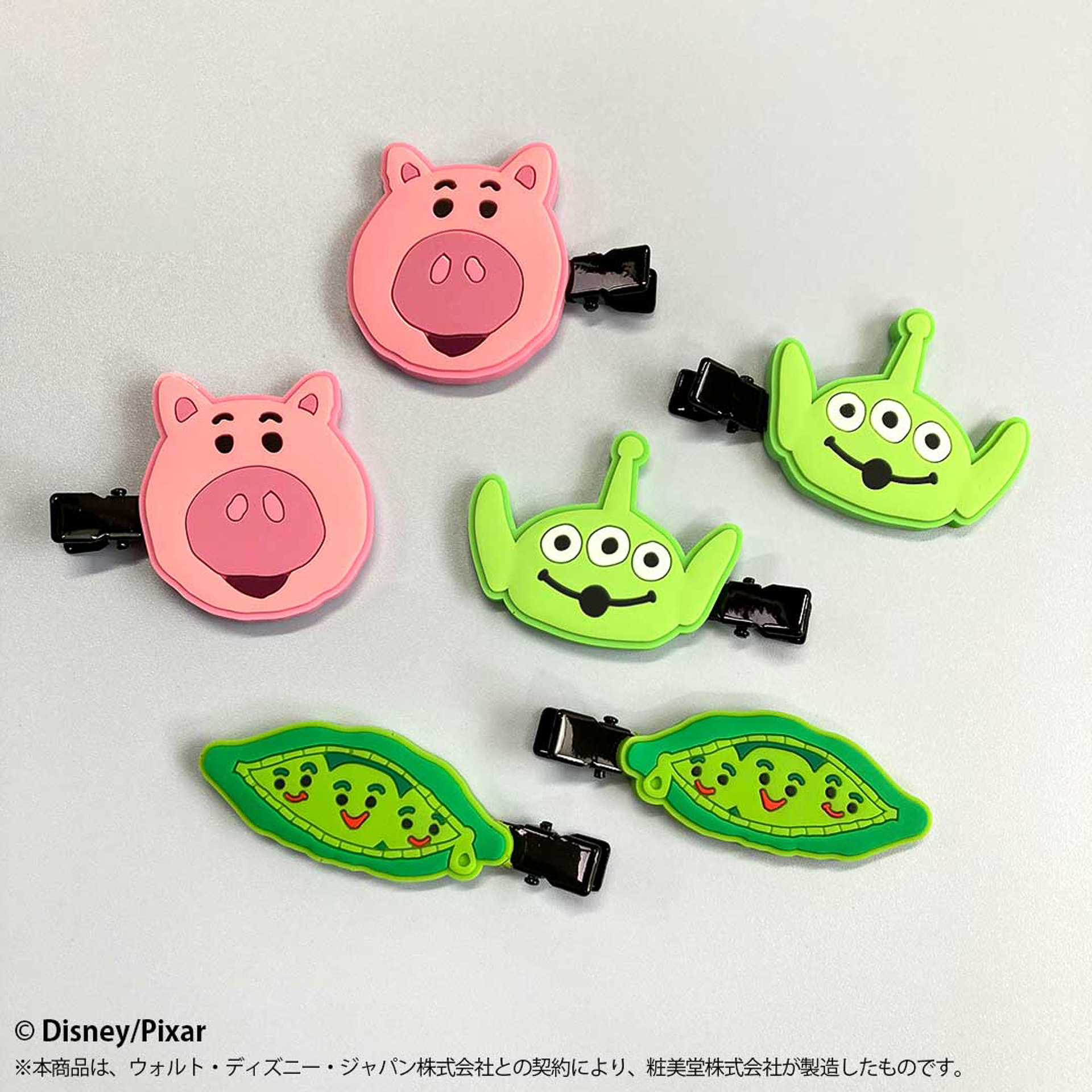 前髪クリップ（各429円）