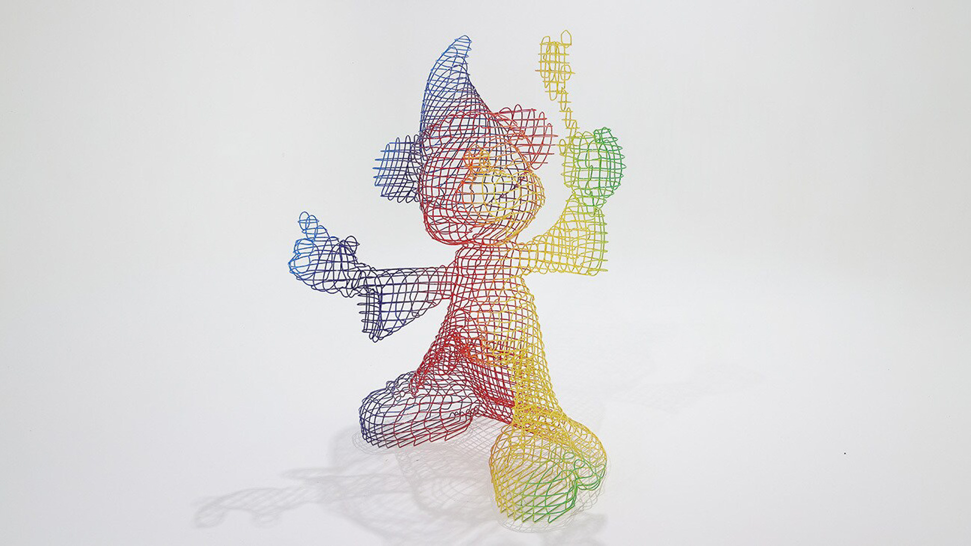 Structural Sorcerer — a Sorcerer's Apprentice Mickey Sculpture