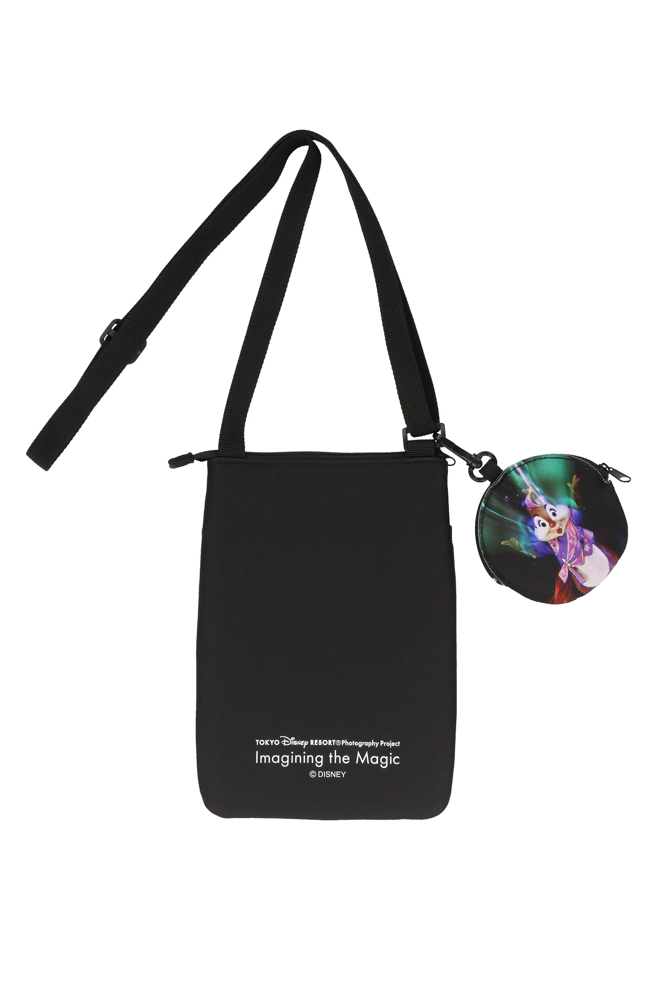 チップとデールがプリントされたミニポーチ付き