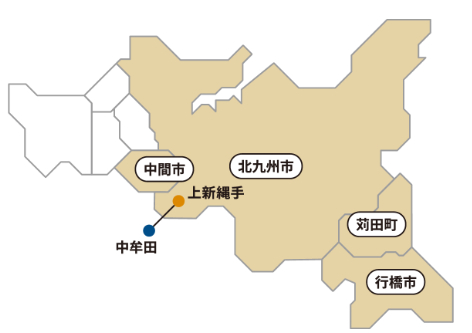 西鉄バス利用可能エリア