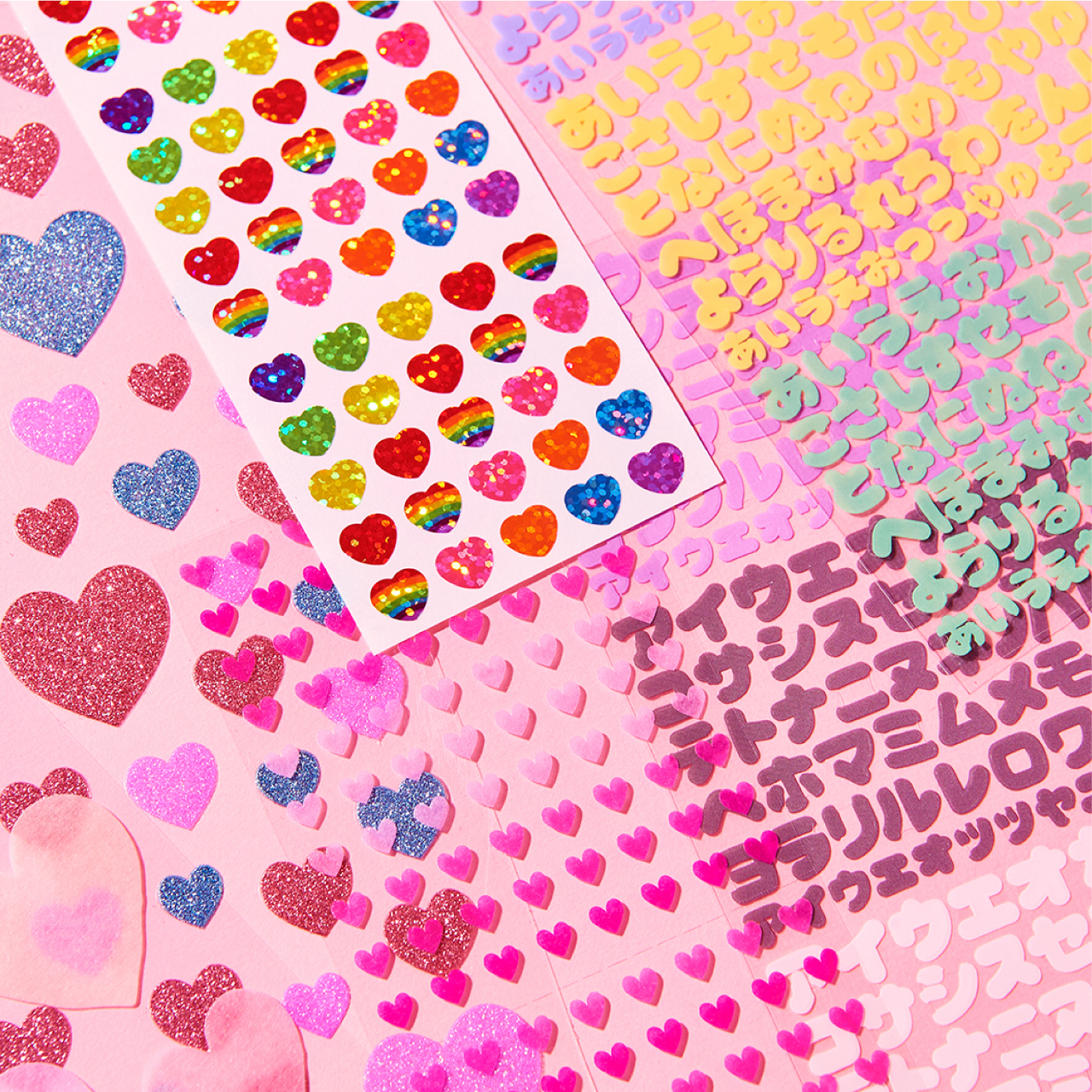 色とりどりのアイテムを自由に使える「カラフル♡パッキング」