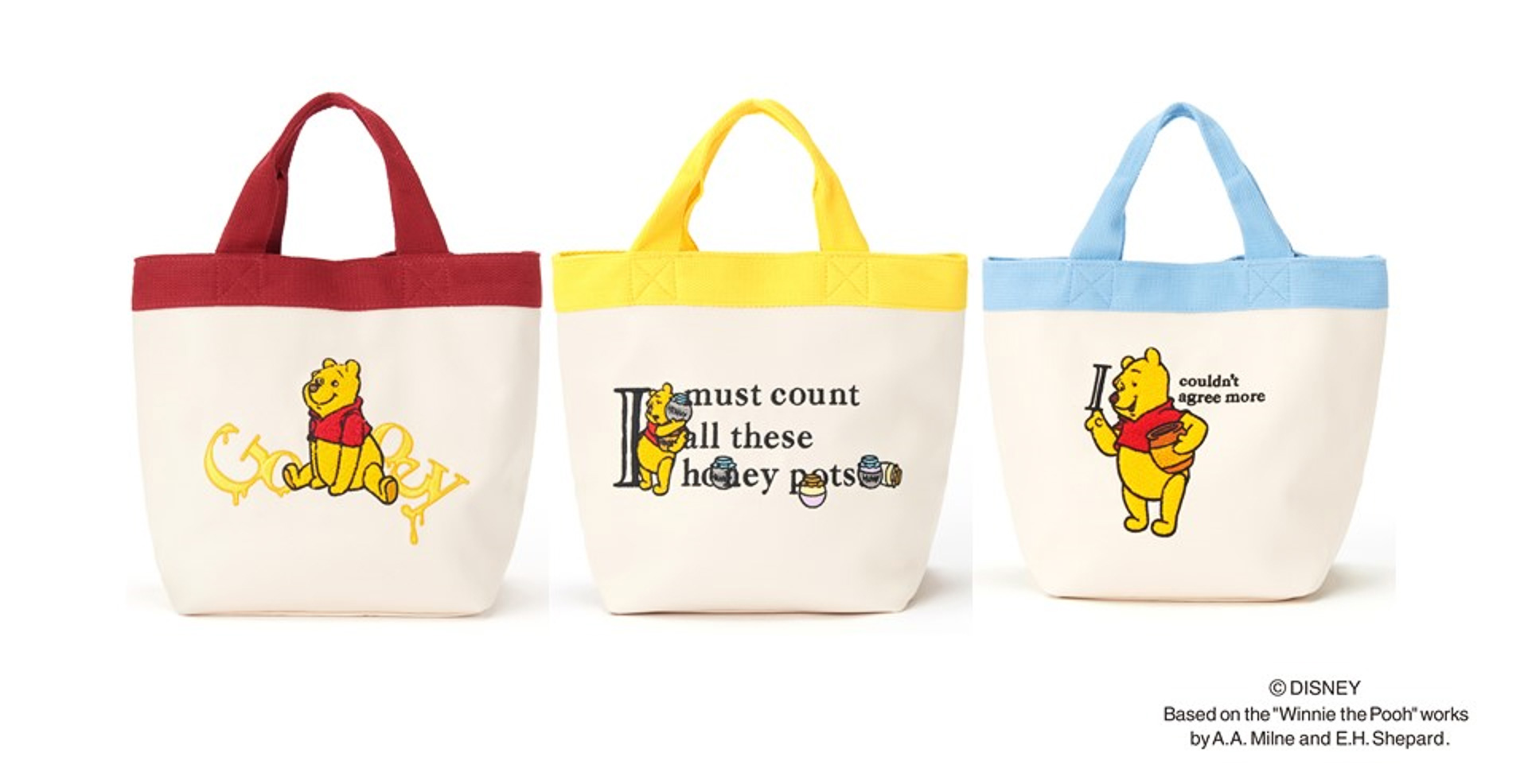 「プーさん合皮トート」（3850円）