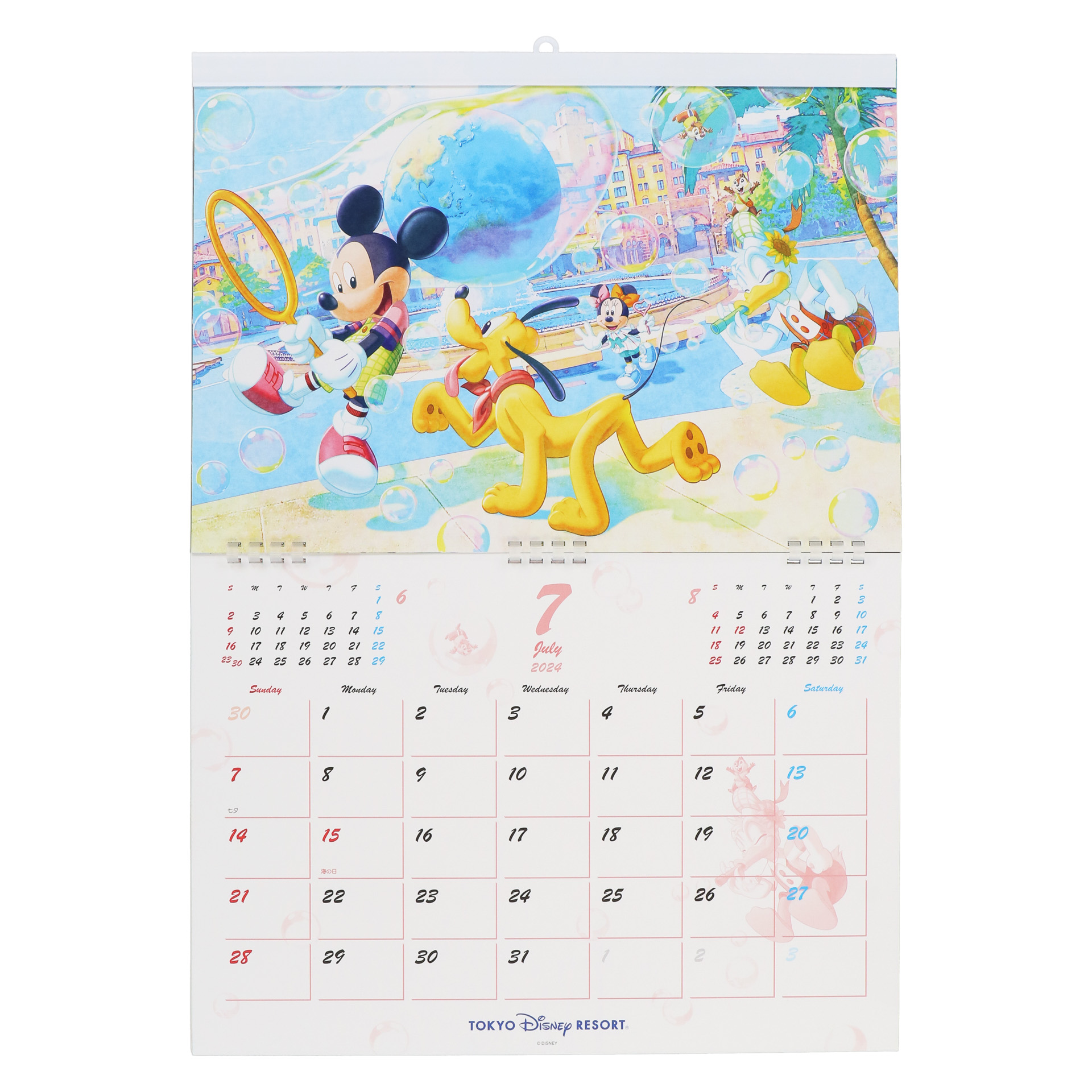 次の月をめくるのが待ち遠しい！　そんなイラストがたっぷりです