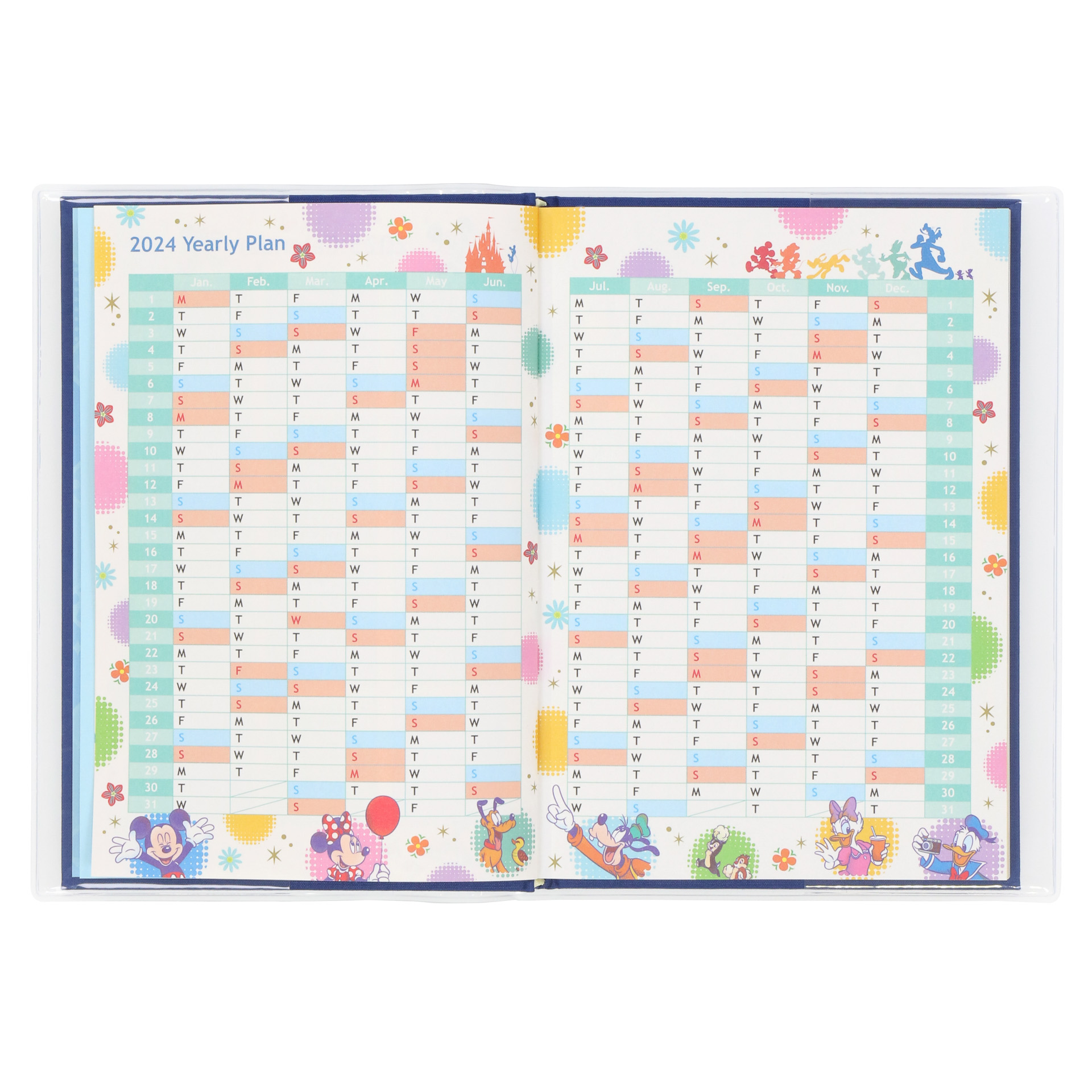 年間スケジュールも把握しやすいし、何よりカラフル！