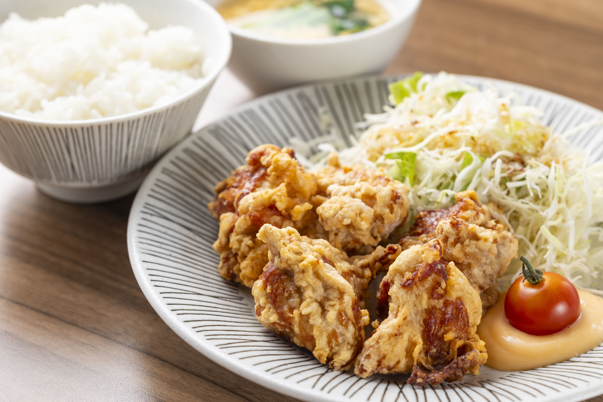 ざんぎ定食（800円）