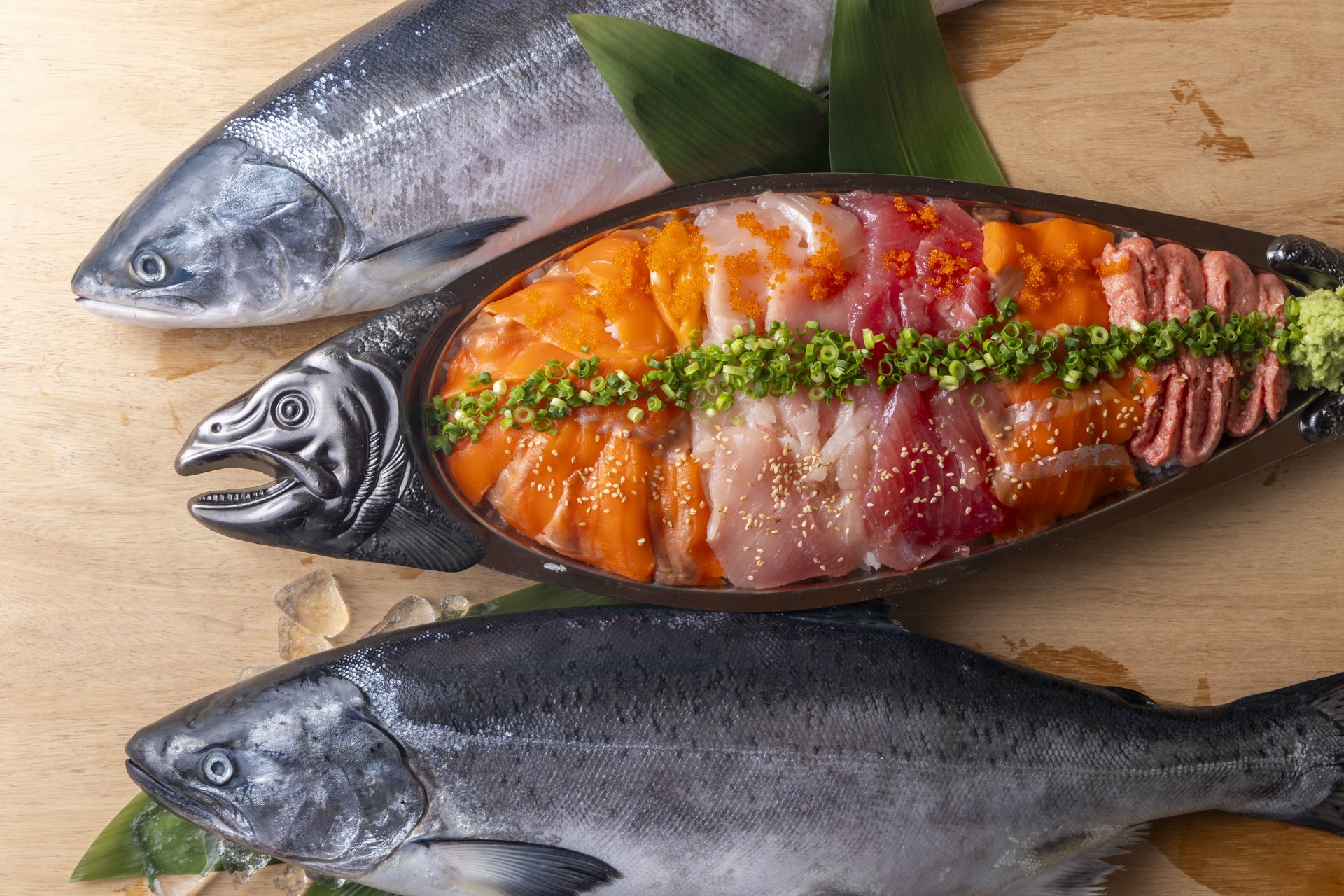 鮭の遡上丼（3500円）