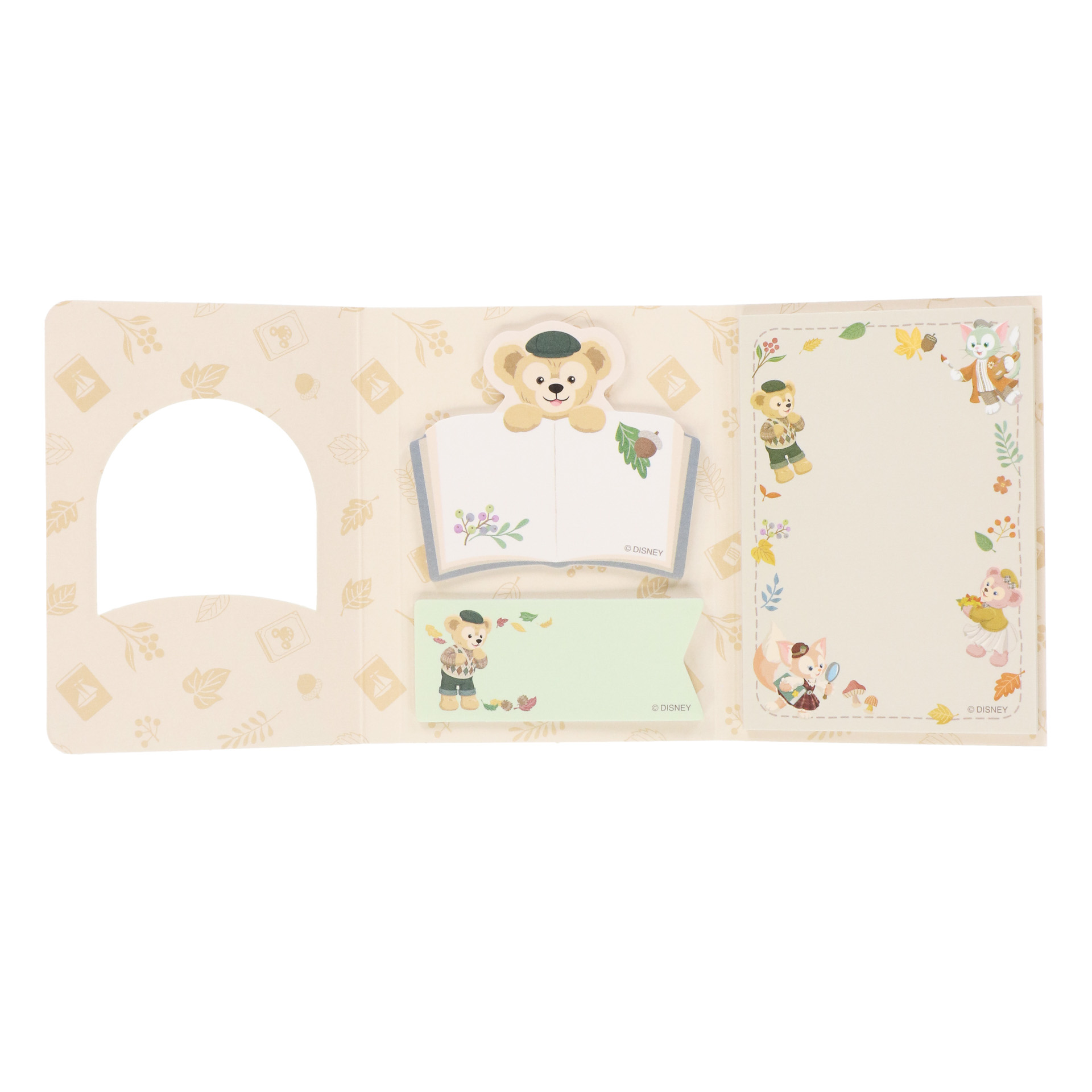 付箋も絵本を開いたデザインなど2柄です