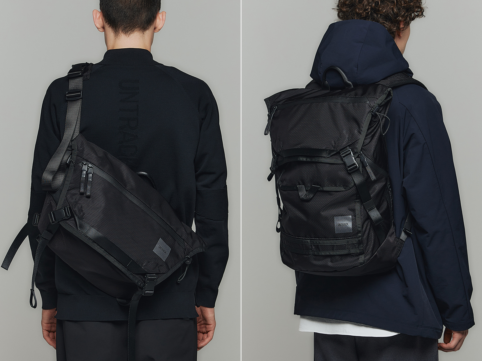 軽量かつ強靱な素材「スペクトラファイバー」をリップ部分に織り込んだ本体生地を採用したバッグシリーズ