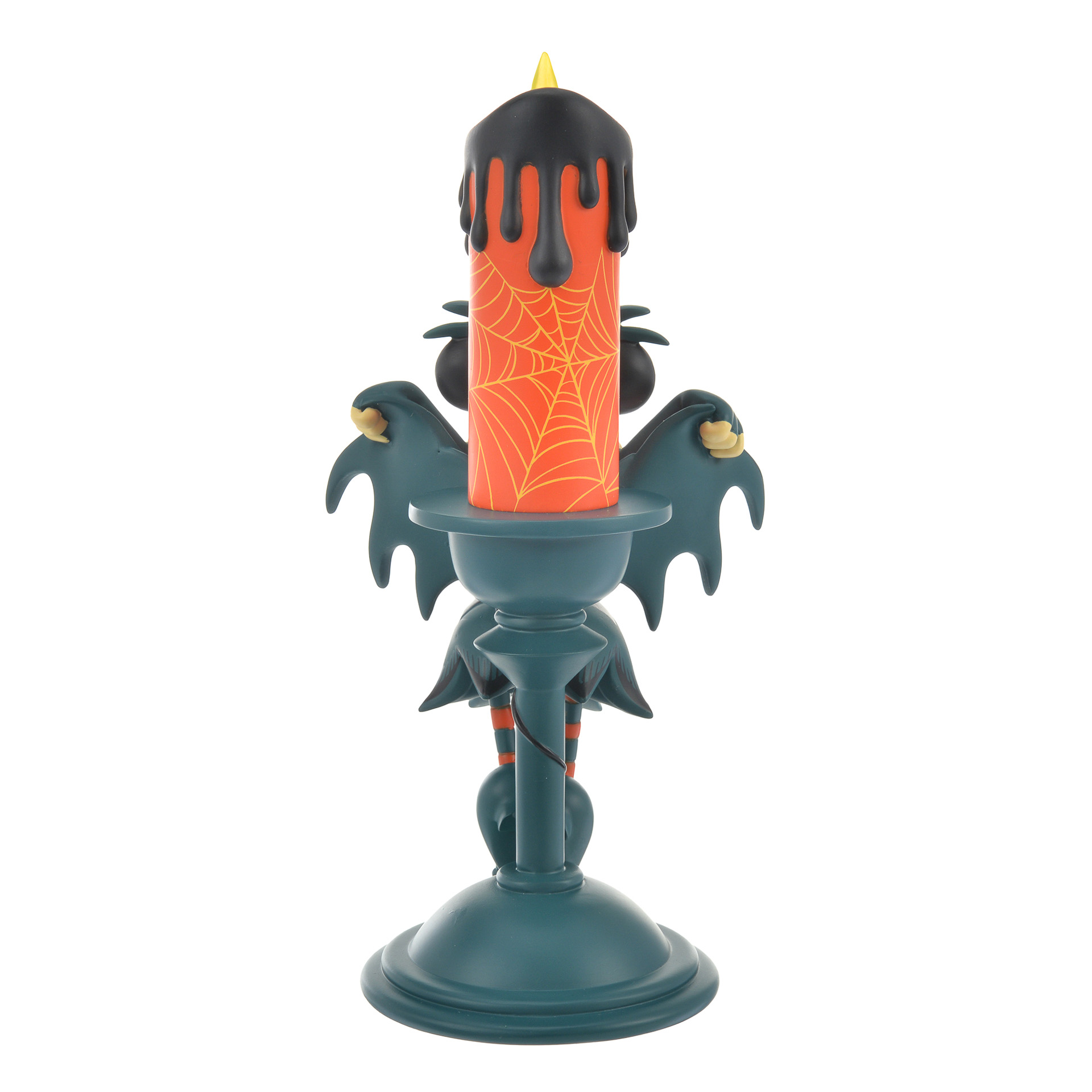 キャンドルには蜘蛛の巣模様をデザイン