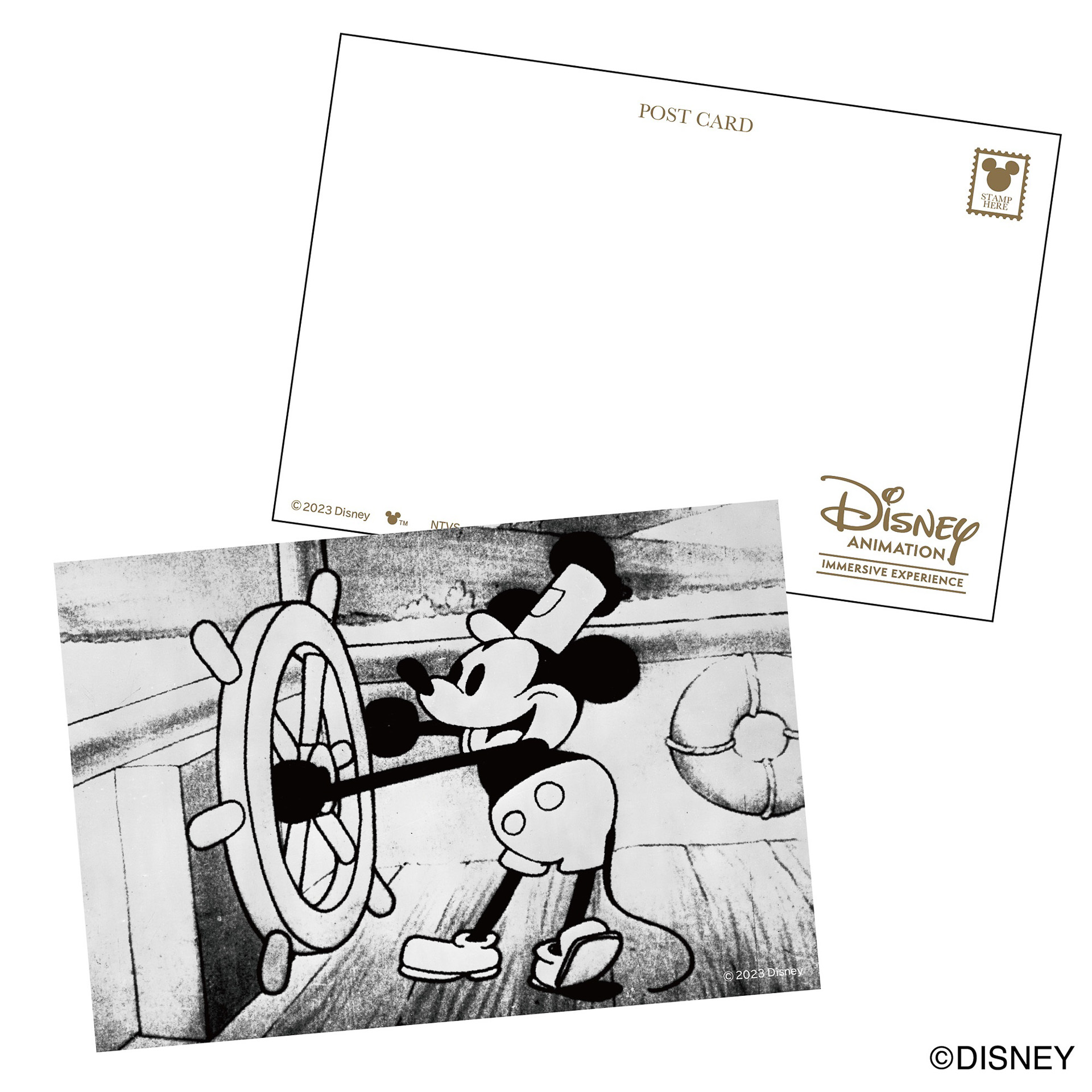 平日夜限定でポストカードも進呈