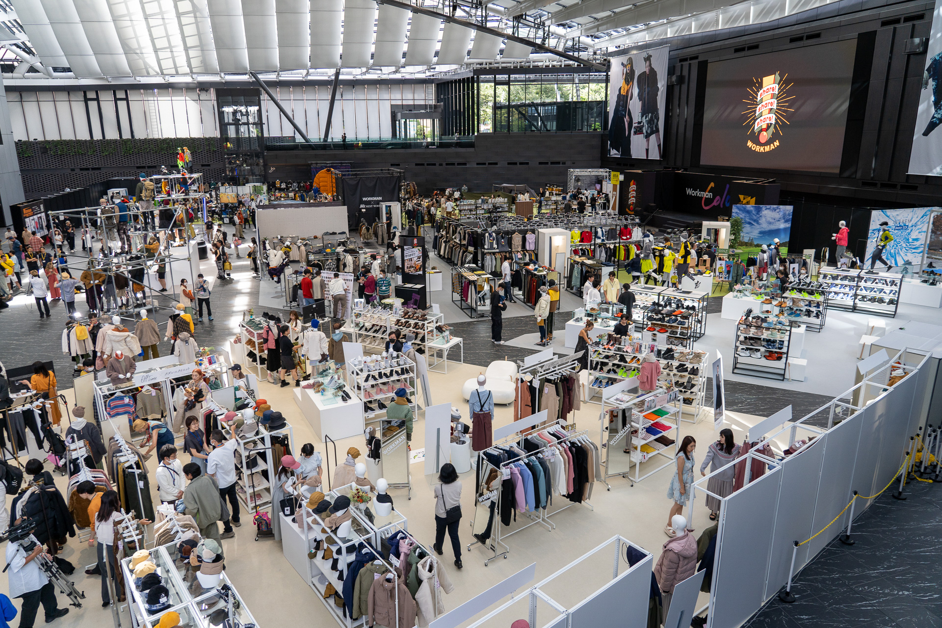 業界最大規模となった会場