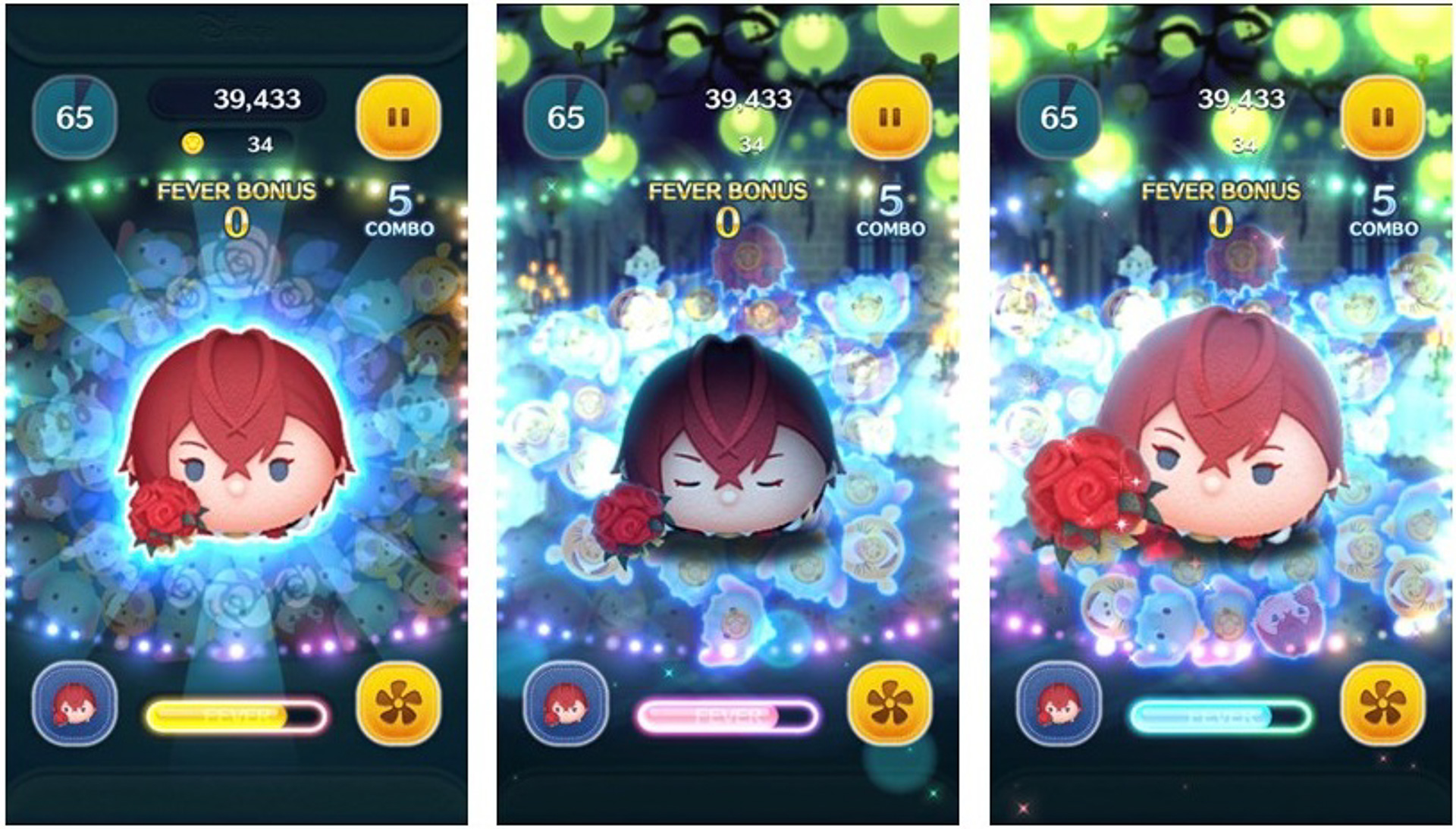 画面中央＋ランダムにツムを消す