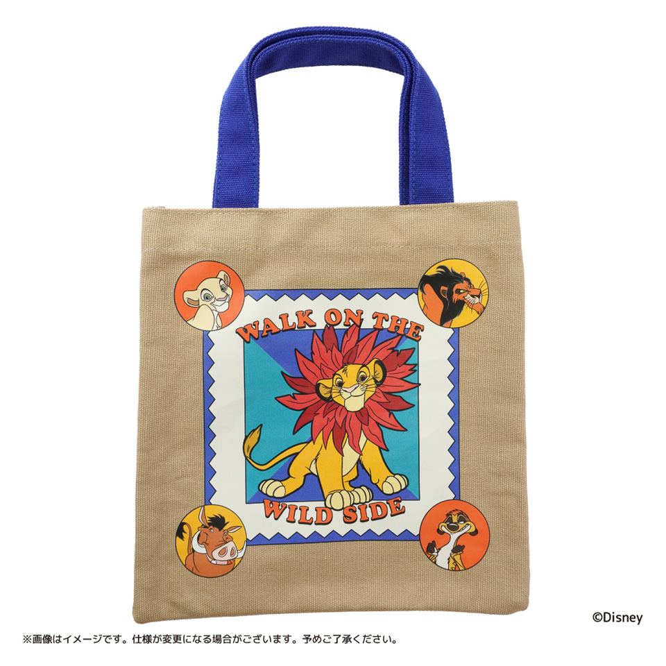 キデイランドのディズニーのレトロ柄ミニトート。ちょっとそこまでの