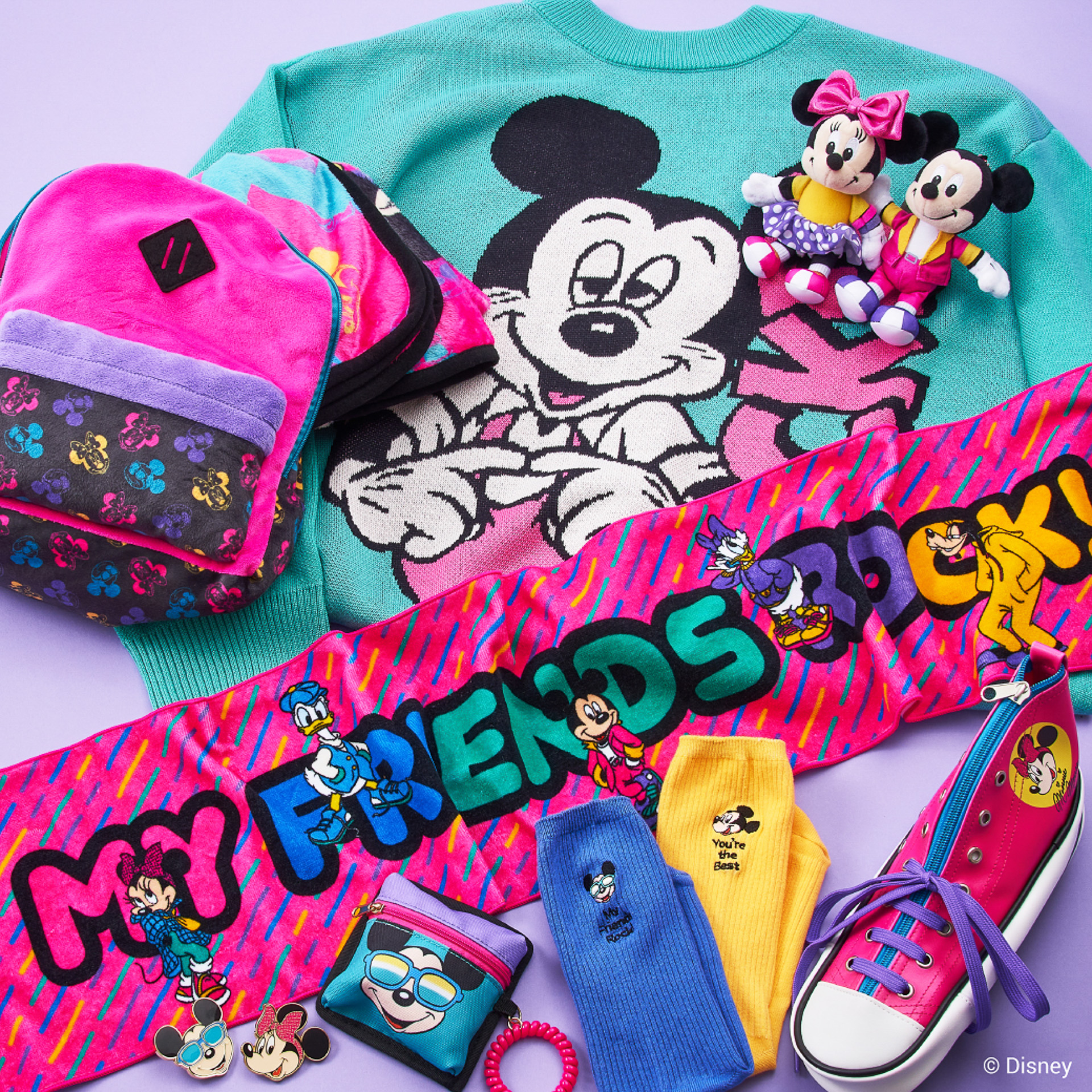 ビビット＆レトロアメリカンデザインのディズニーアイテムがPLAZAに登場