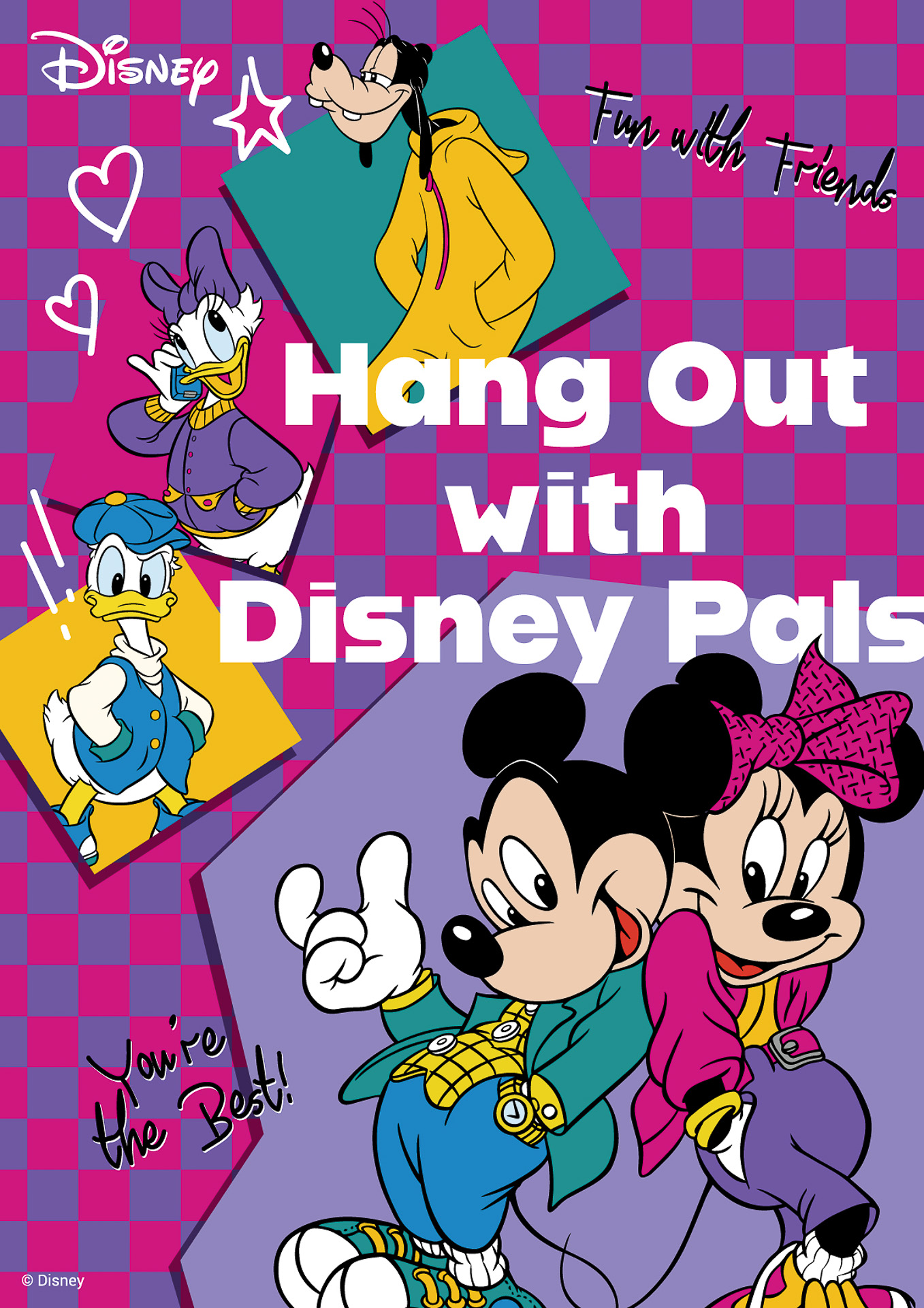 「Hang Out with Disney Pals」がテーマ