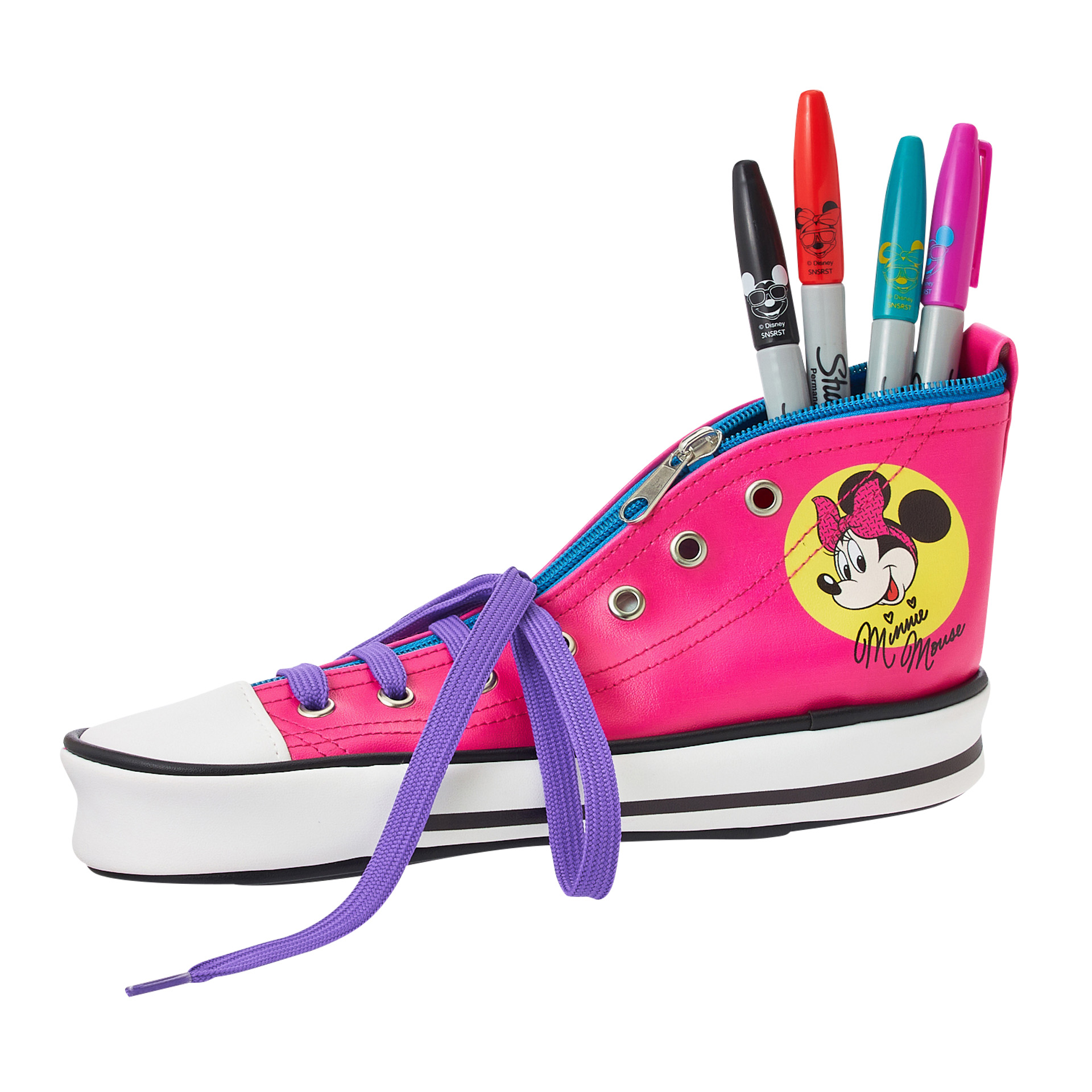 「スニーカー型ペンケース（ミニーマウス）」（2640円）