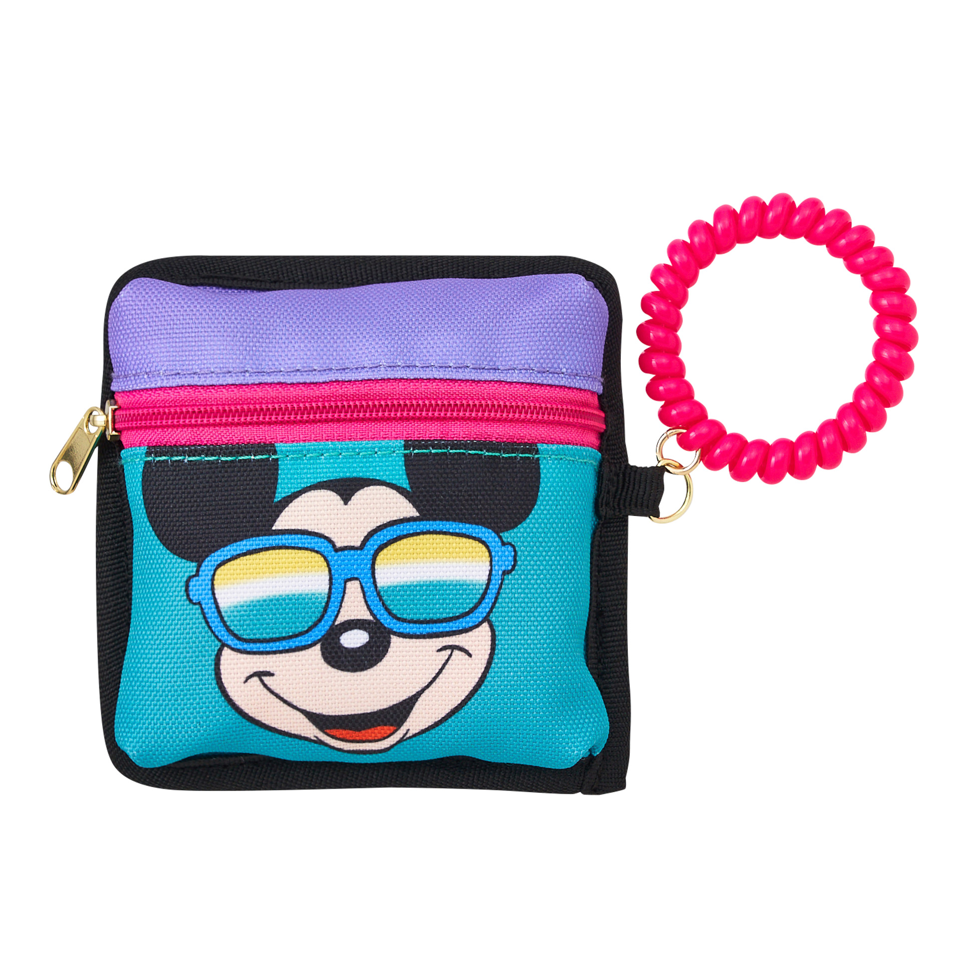 「スプリングゴム付きミニポーチ（ミッキーマウス）」（1980円）